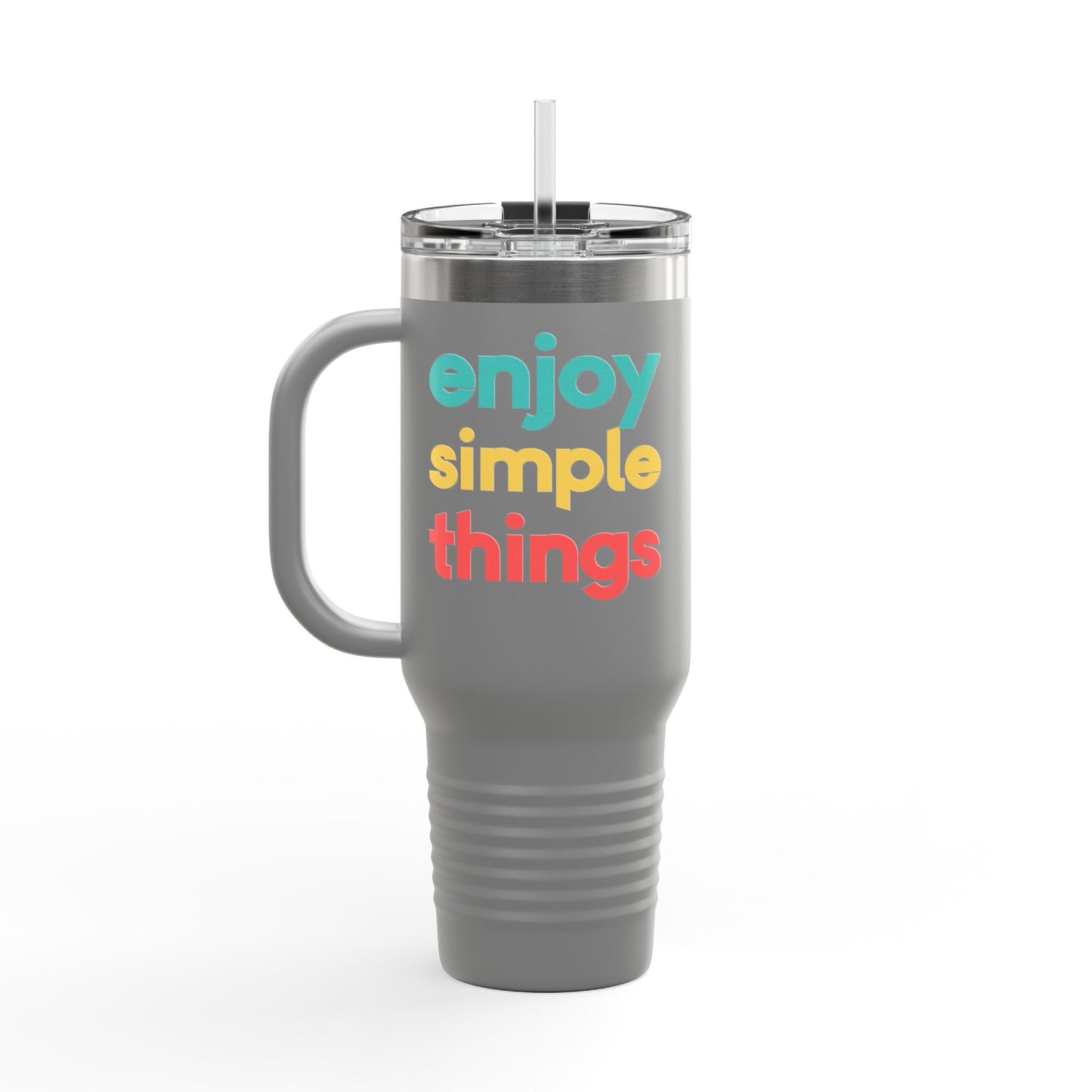Enjoy Simple Things Insulated Travel Mug, 40oz