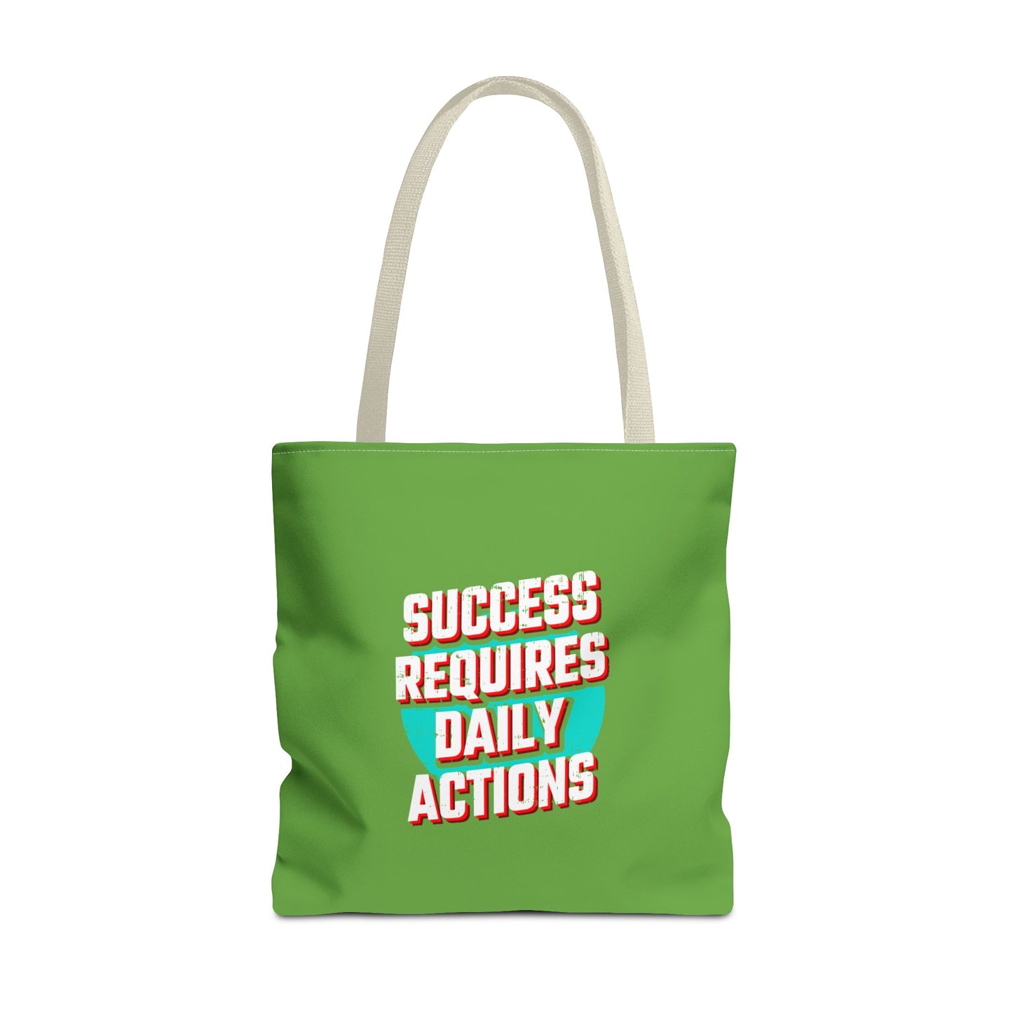 Success Requires Daily Actions Tote Bag (AOP)