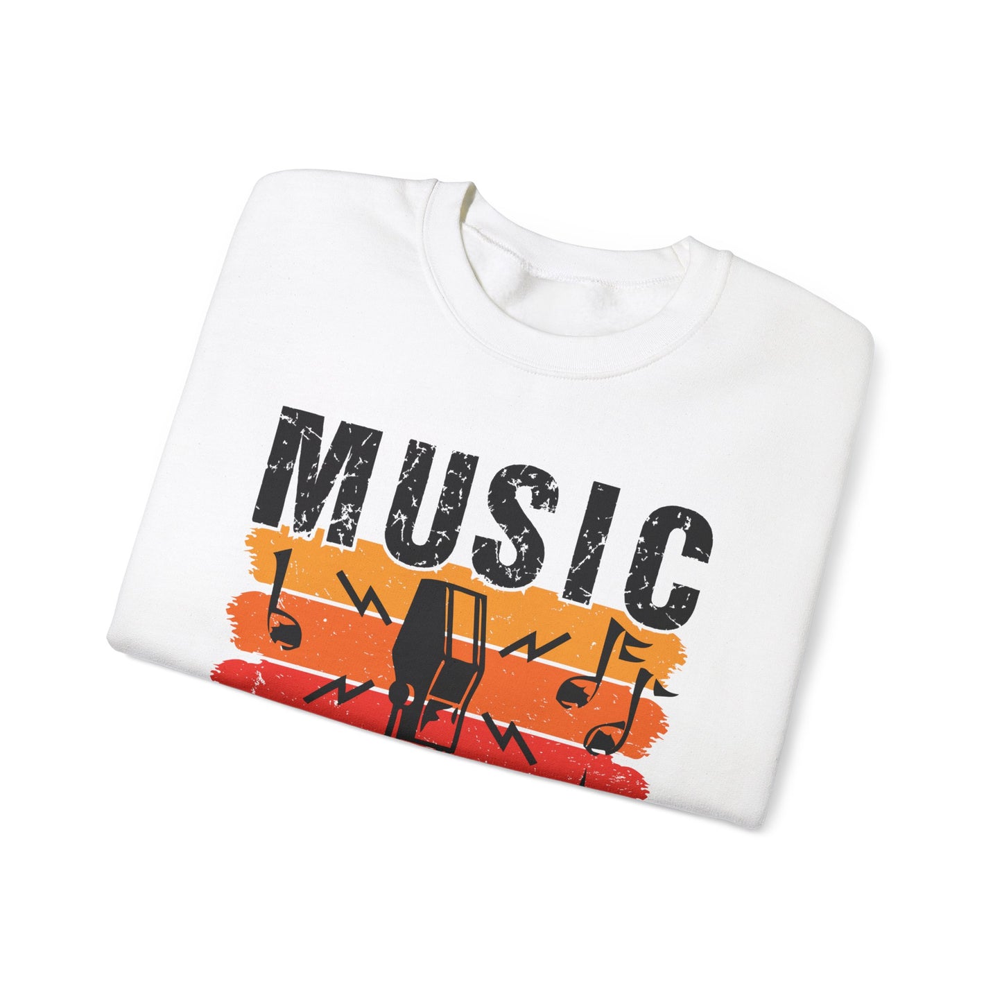 Music Can Change The World Unisex Heavy Blend™ Crewneck Sweatshirt