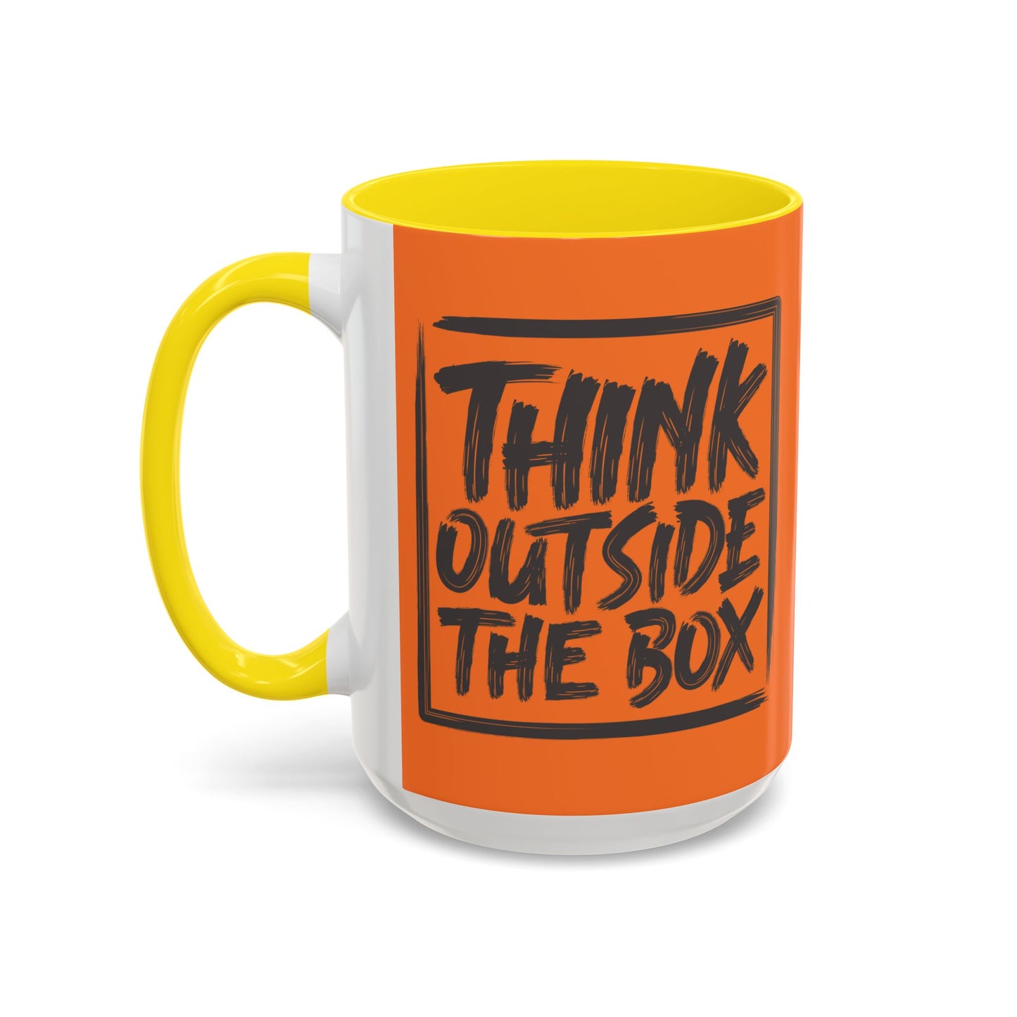 Think Outsidethe Box Accent Coffee Mug (11, 15oz)