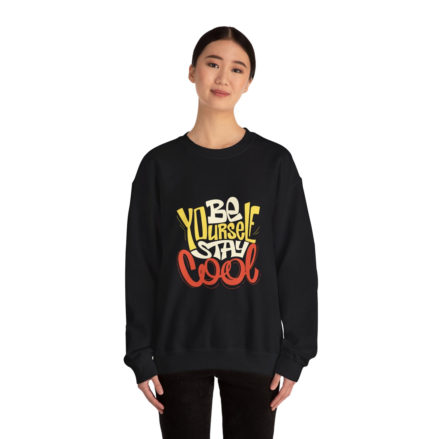 Be Yourself Stay Cool Unisex Heavy Blend™ Crewneck Sweatshirt