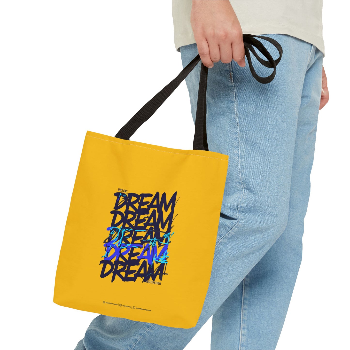 Dream Motivation Tote Bag (AOP)