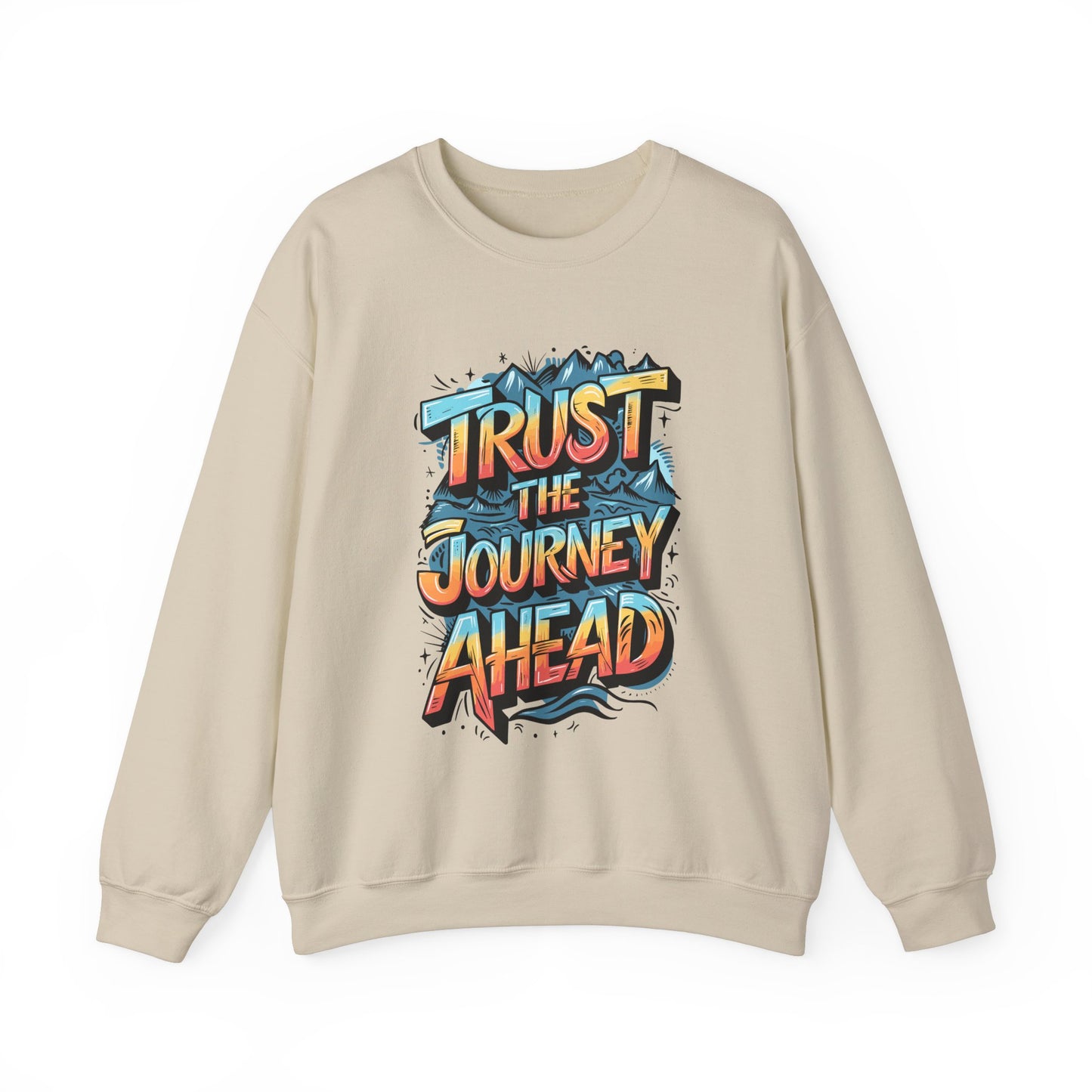 Trust The Journey Ahead Unisex Heavy Blend™ Crewneck Sweatshirt