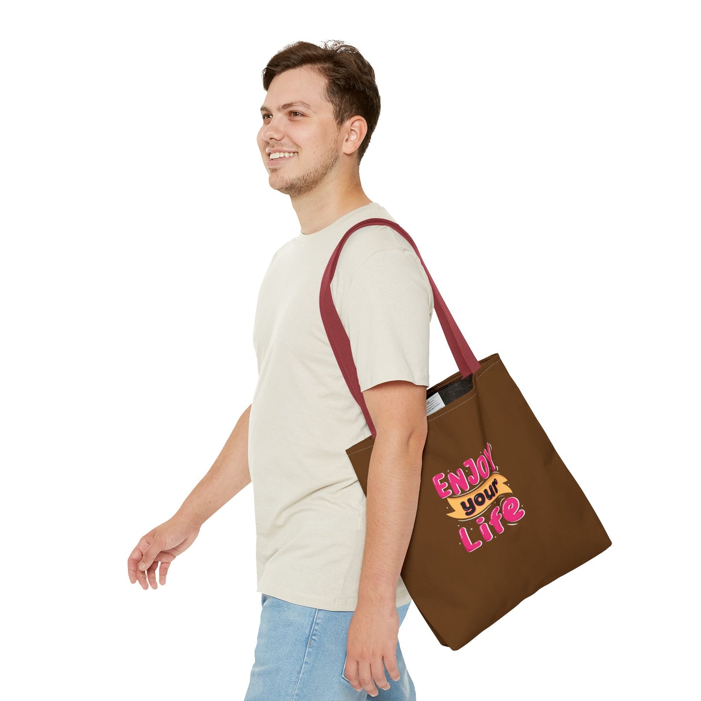 Enjoy Your Life Tote Bag (AOP)