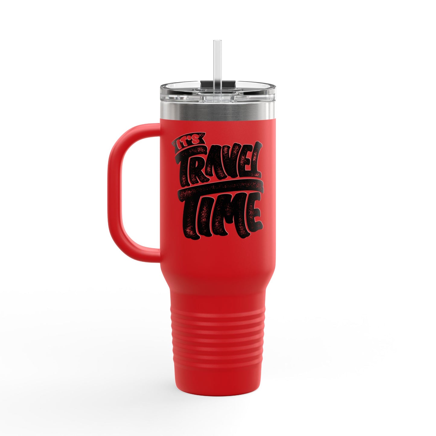 It's Travel Time Insulated Travel Mug, 40oz