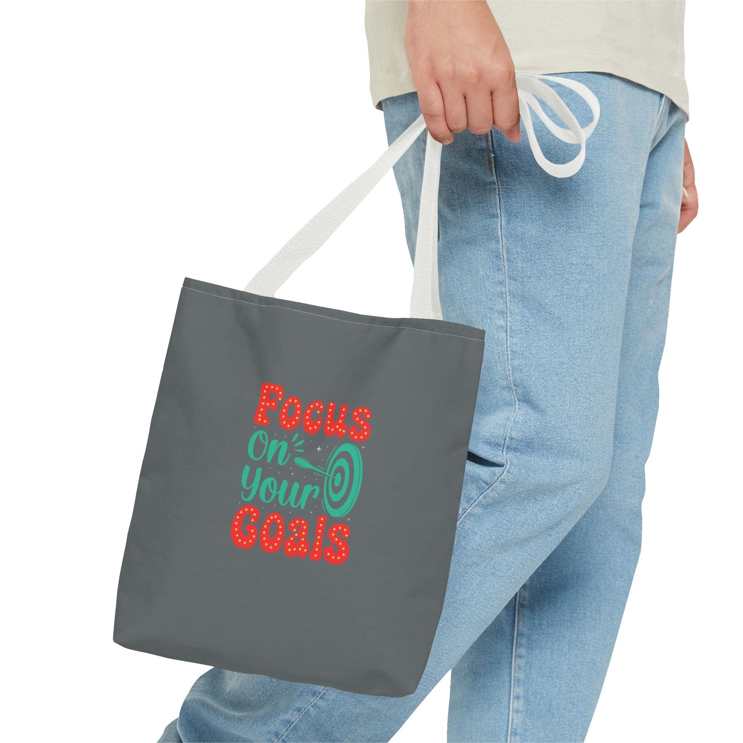 Focus On Your Goals Tote Bag (AOP)