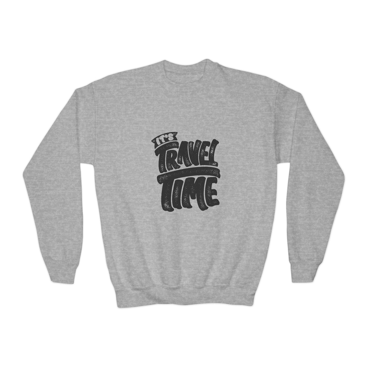 It's Travel Time Youth Crewneck Sweatshirt