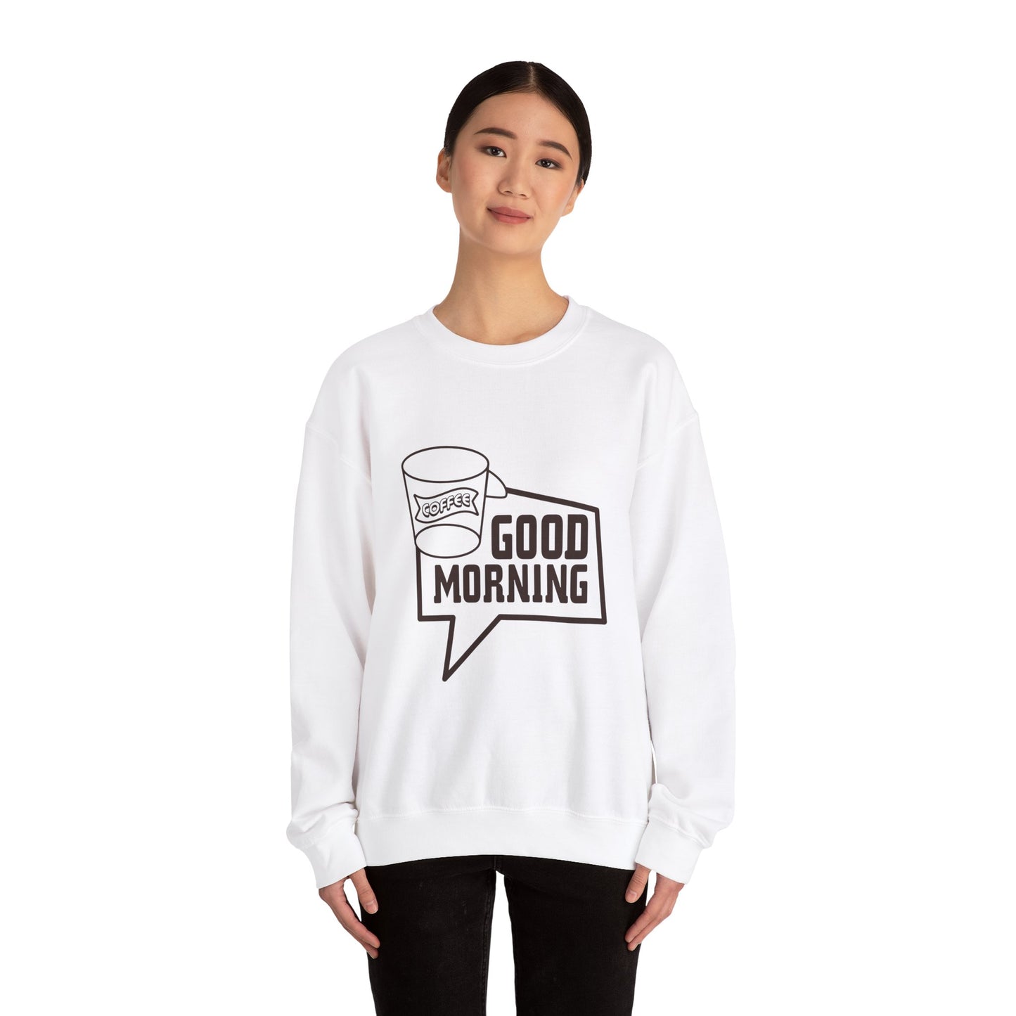 Good Morning Unisex Heavy Blend™ Crewneck Sweatshirt