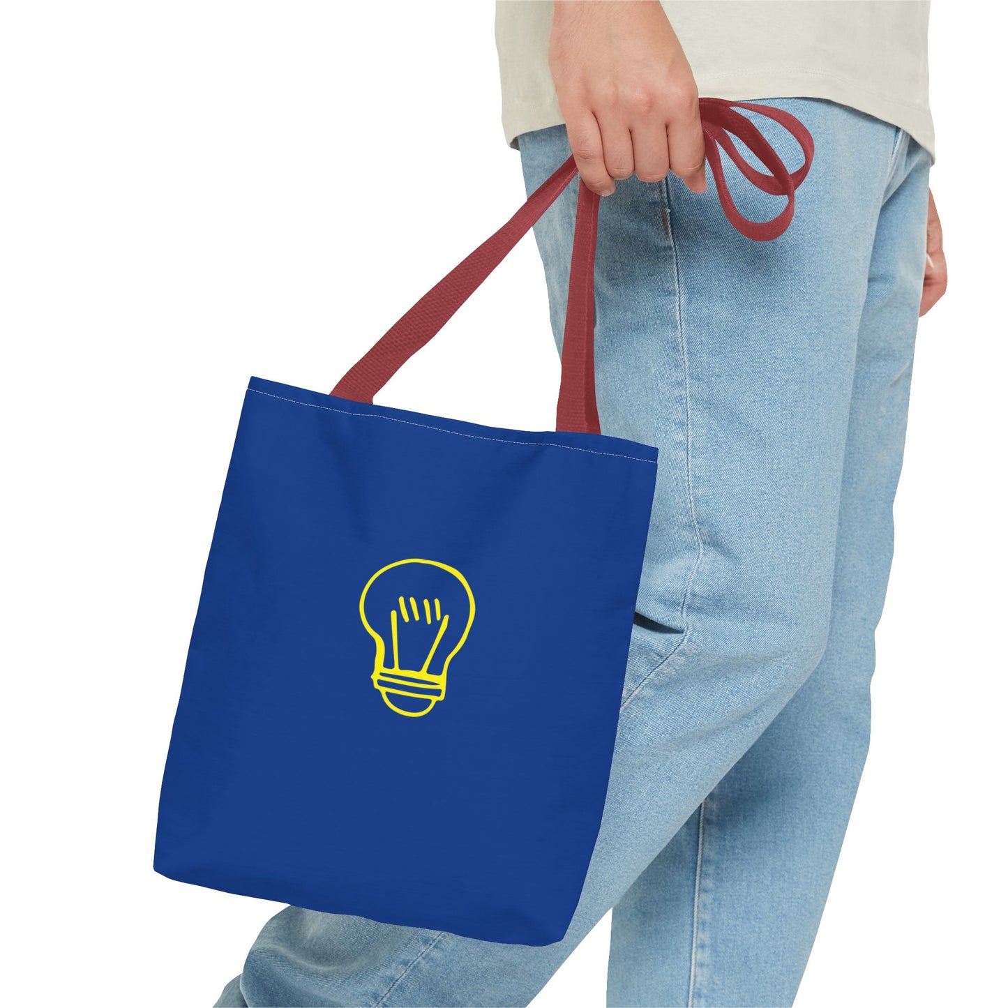 Drawing Light Bulb Tote Bag (AOP)