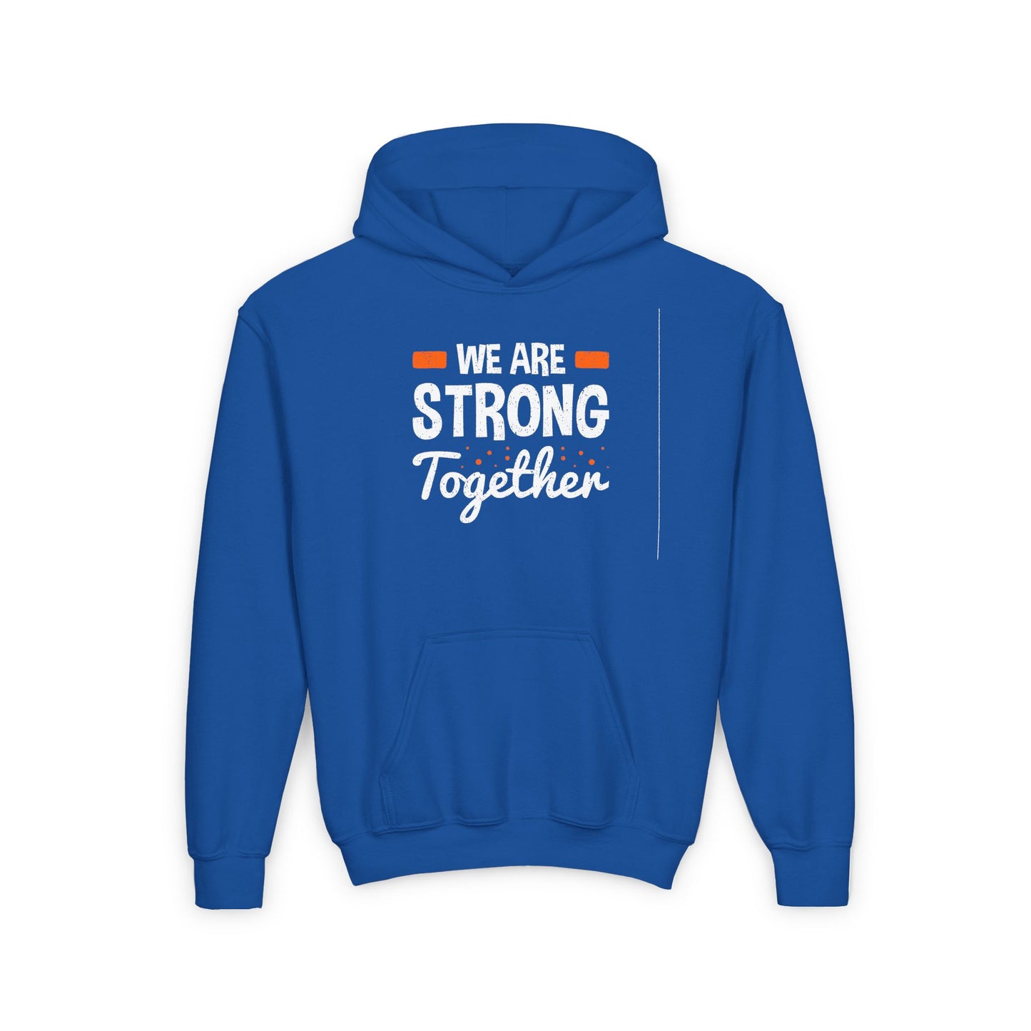 We Are Strong Together Youth Heavy Blend Hooded Sweatshirt