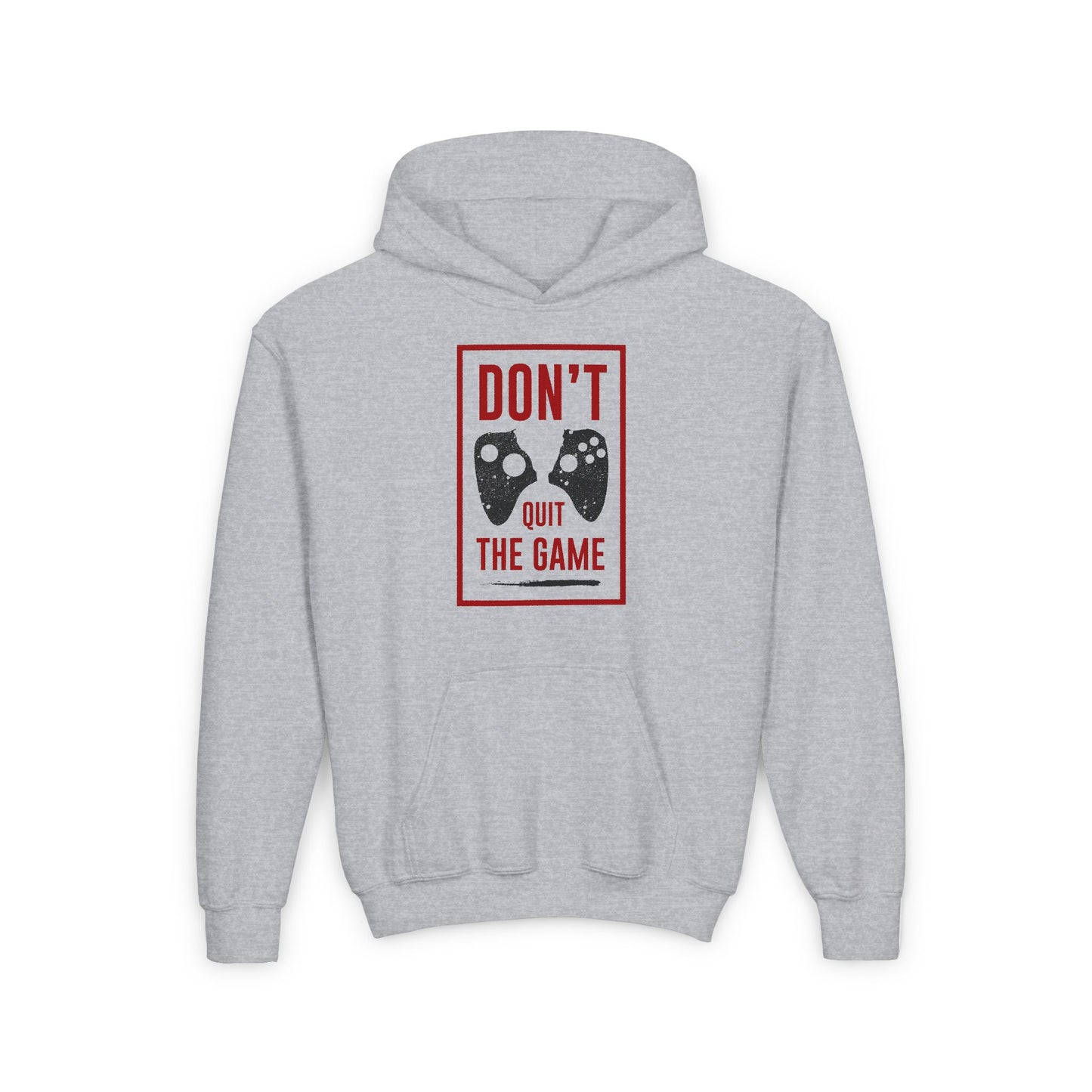 Don't Quit The Game Youth Heavy Blend Hooded Sweatshirt