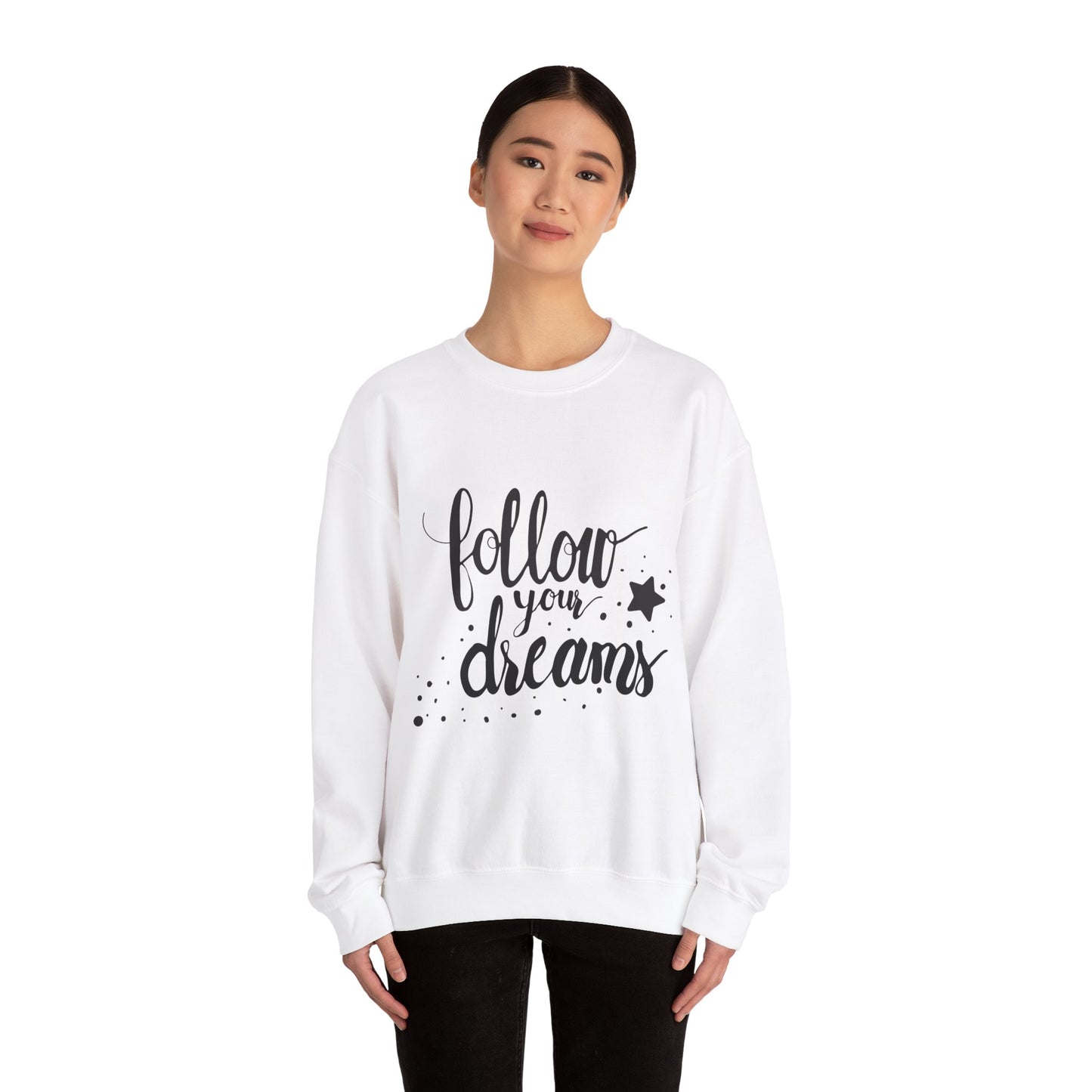 Follow Your Dreams Unisex Heavy Blend™ Crewneck Sweatshirt