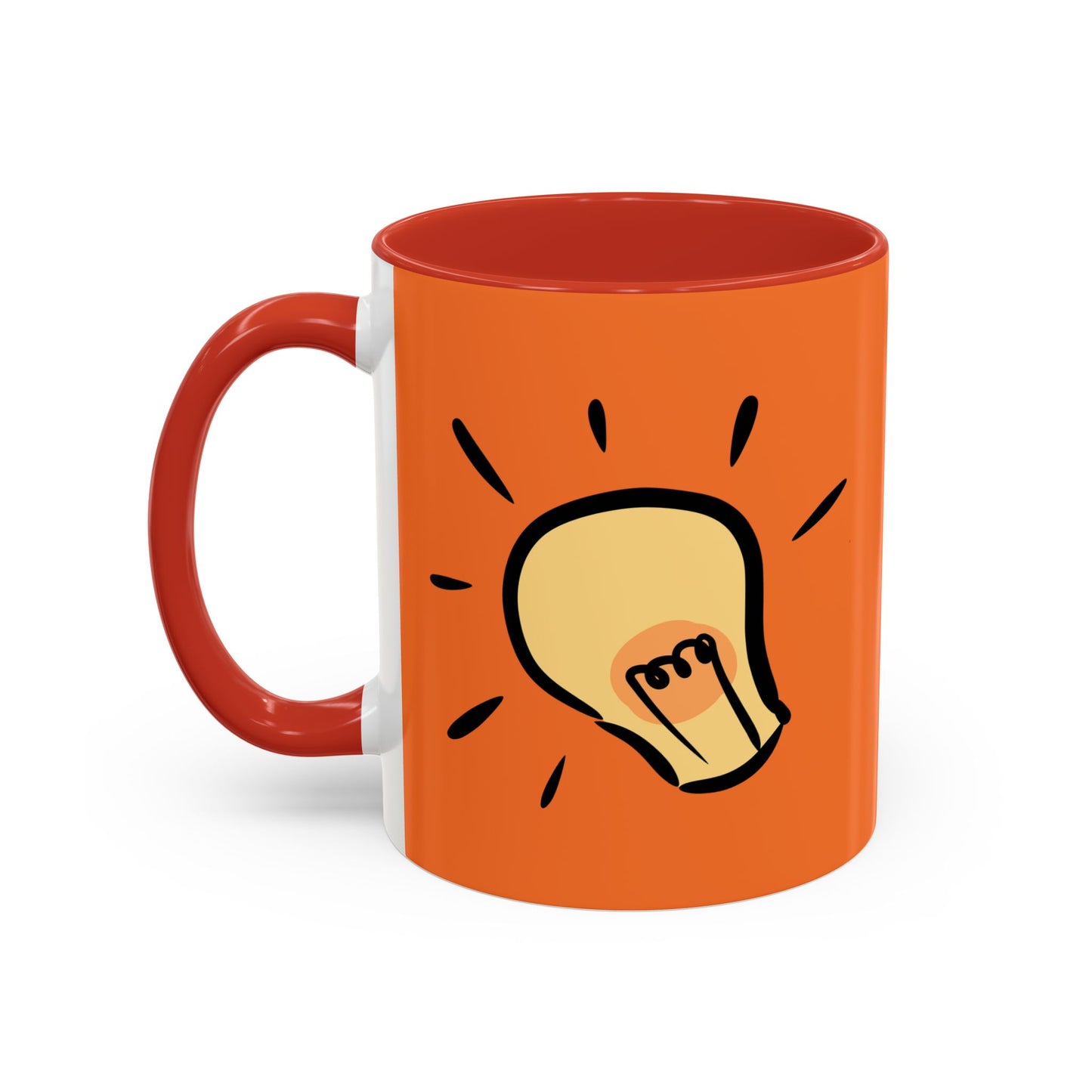 Light Bulb Accent Coffee Mug (11, 15oz)
