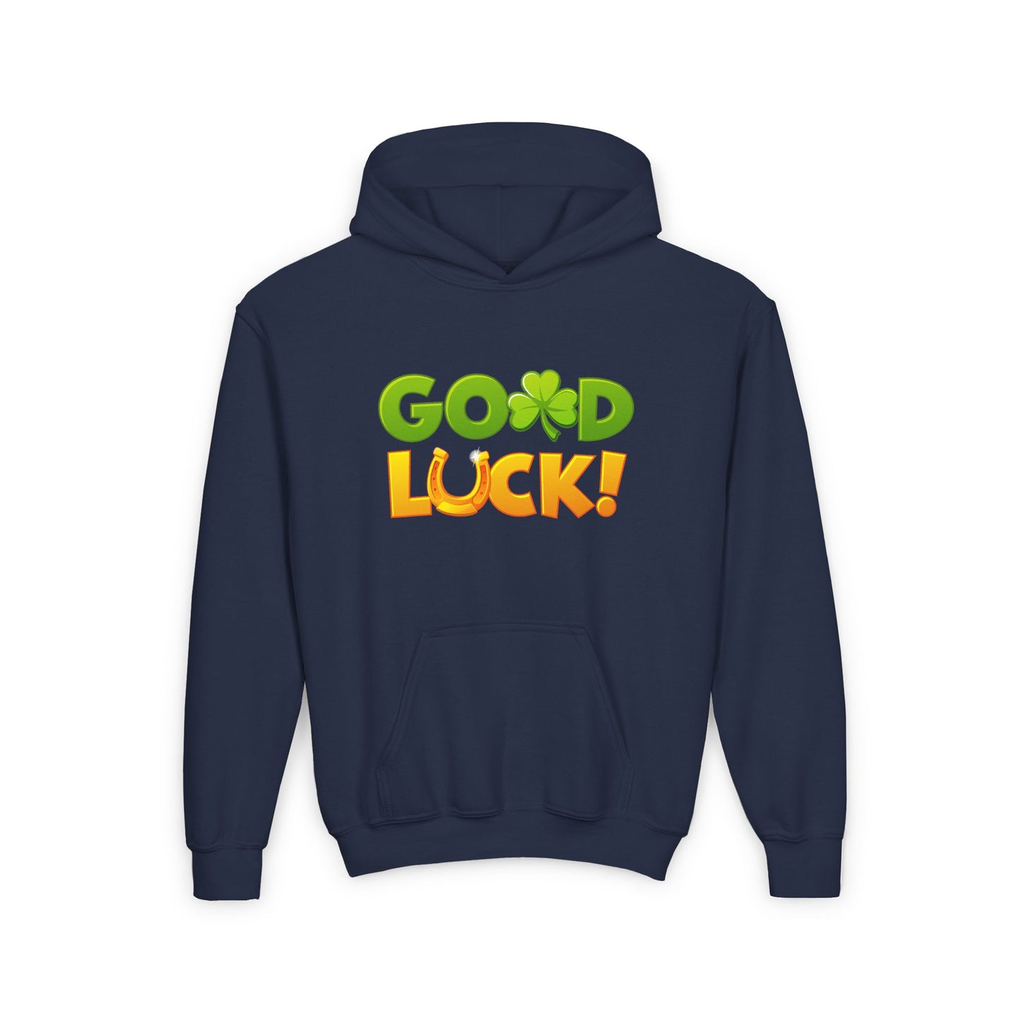 Good Luck Youth Heavy Blend Hooded Sweatshirt