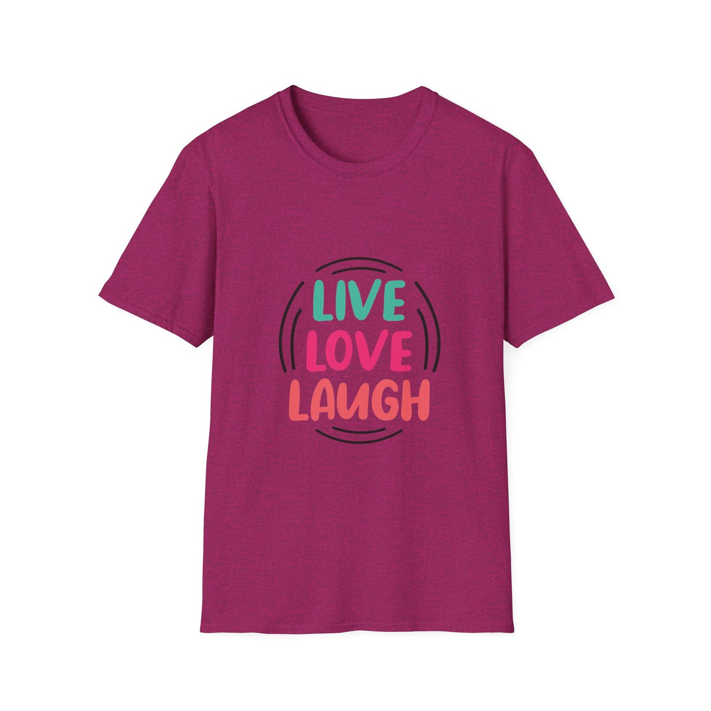 Live Love Laugh Unisex Softstyle T-Shirt