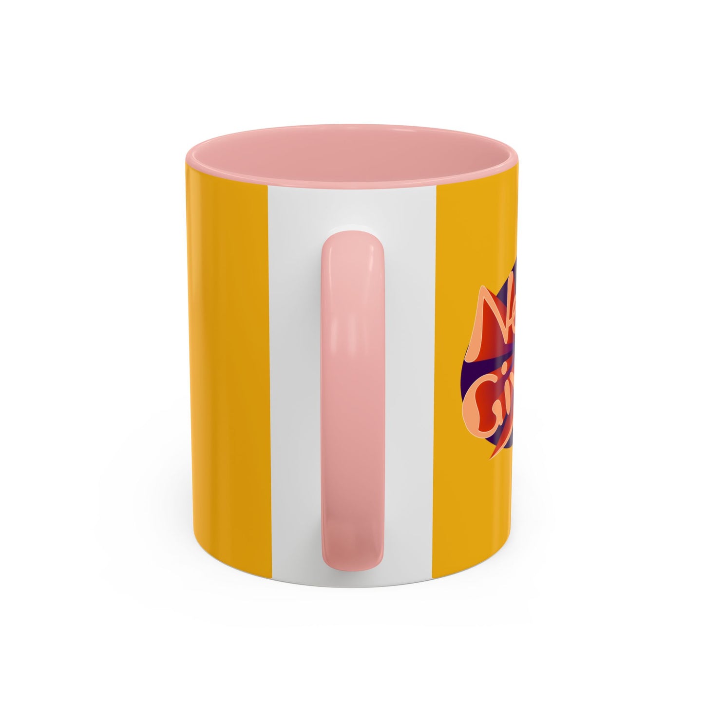 Never Give Up Accent Coffee Mug (11, 15oz)