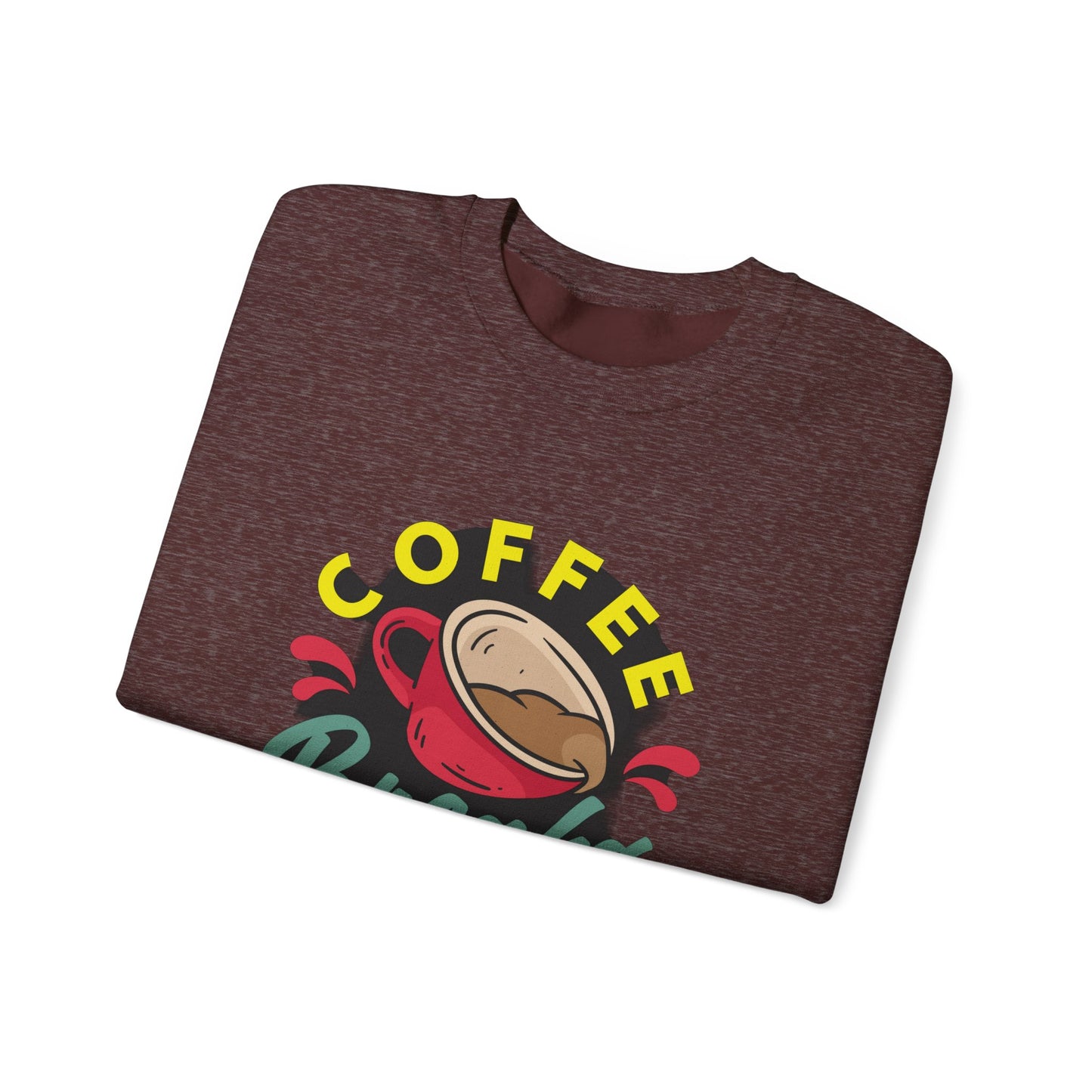 Coffee Breaks Are Necessary Unisex Heavy Blend™ Crewneck Sweatshirt