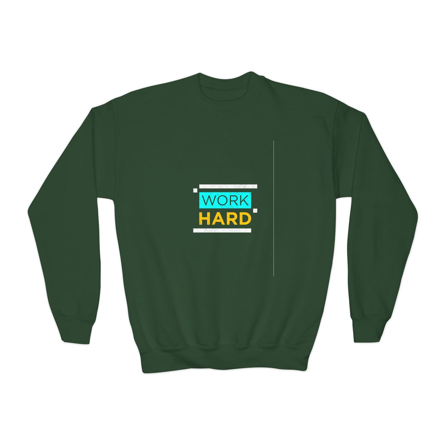 Work Hard Youth Crewneck Sweatshirt