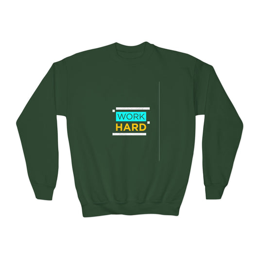 Work Hard Youth Crewneck Sweatshirt
