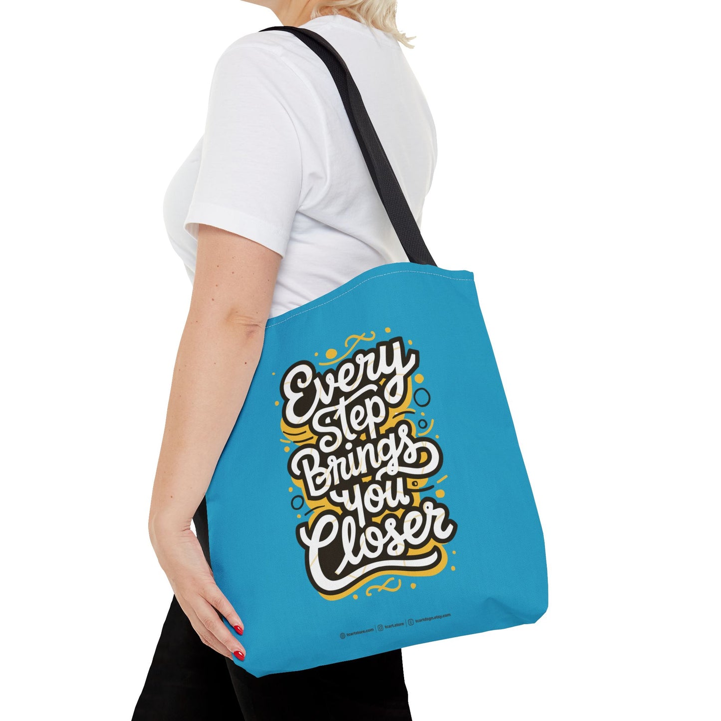 Every Step Brings You Closer Tote Bag (AOP)