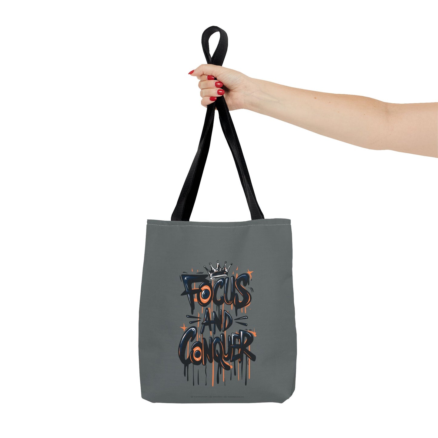 Focus And Conquer Tote Bag (AOP)