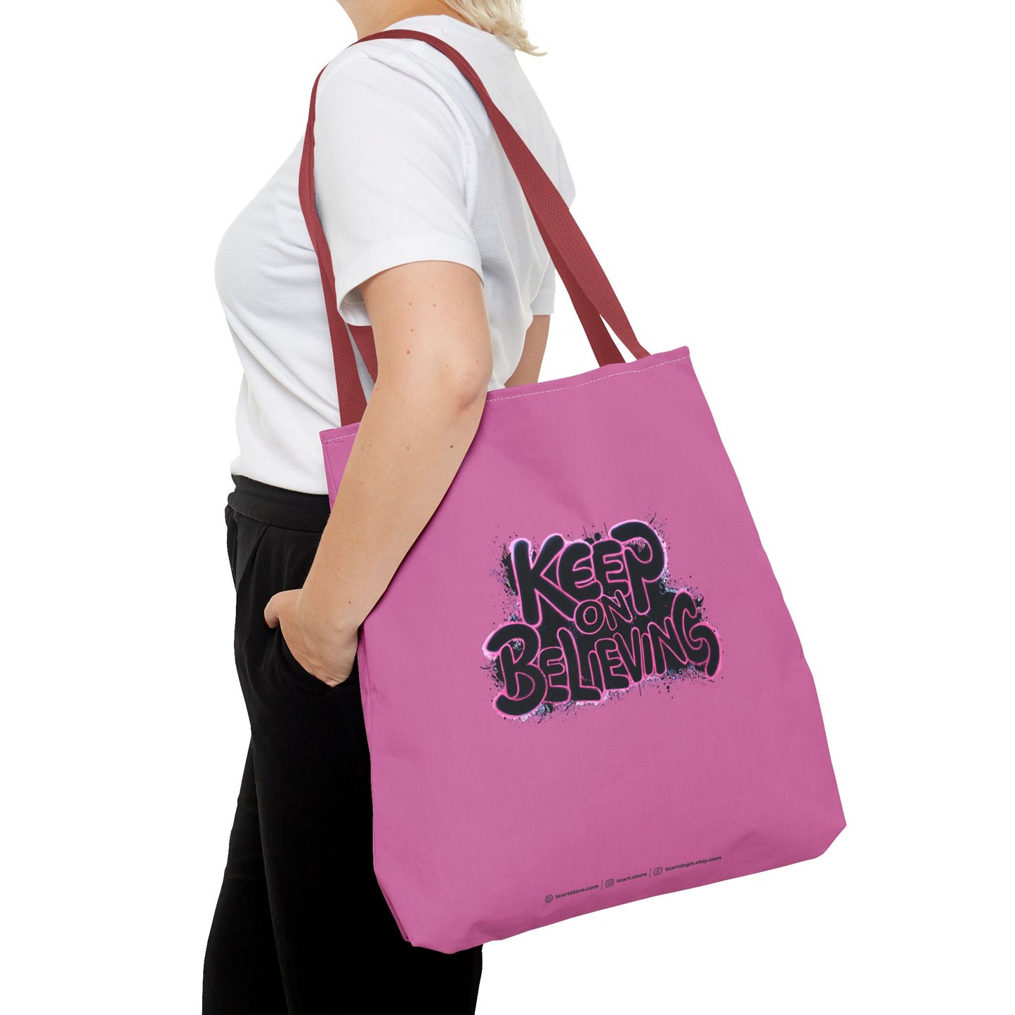 Keep On Believing Tote Bag (AOP)