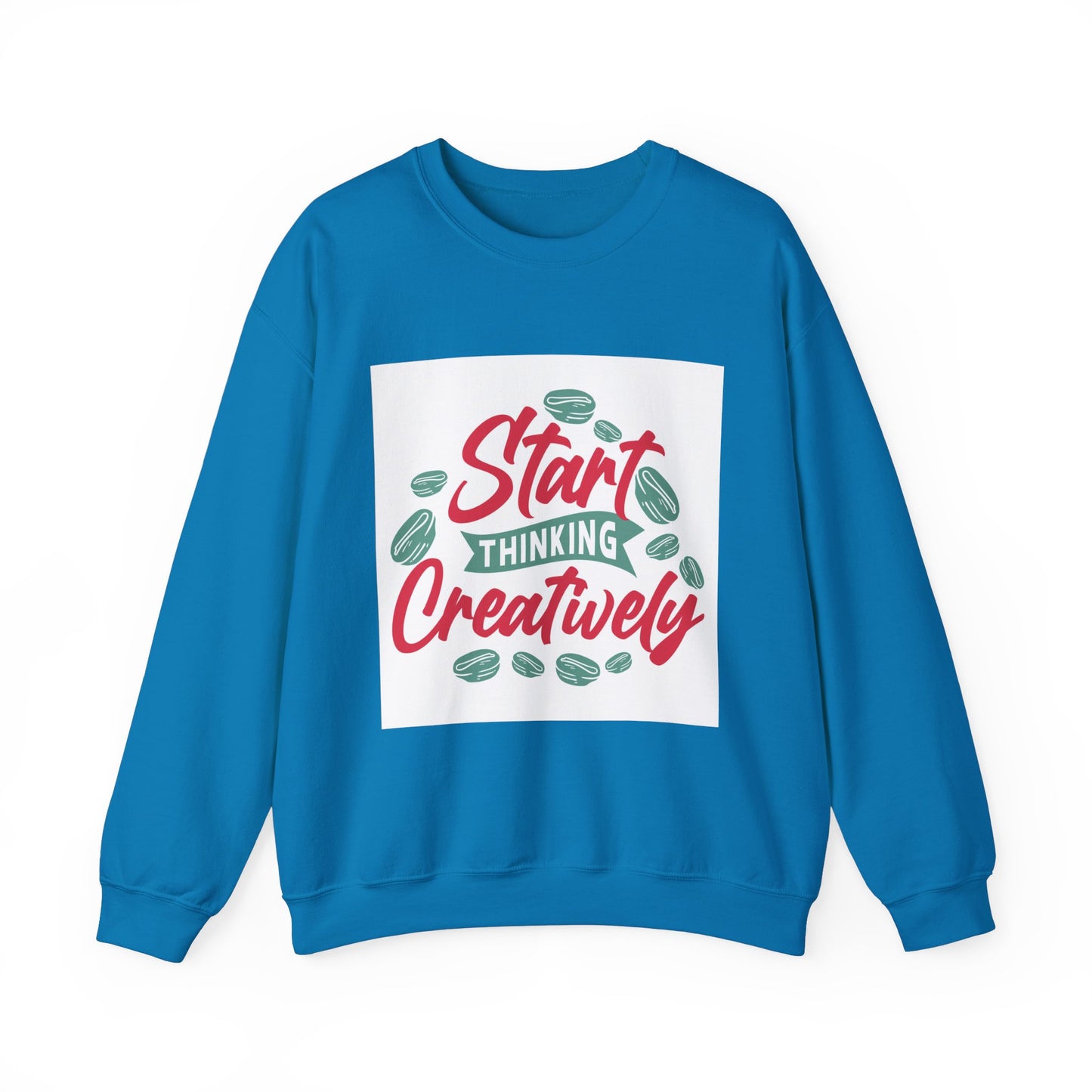Start Thinking Unisex Heavy Blend™ Crewneck Sweatshirt
