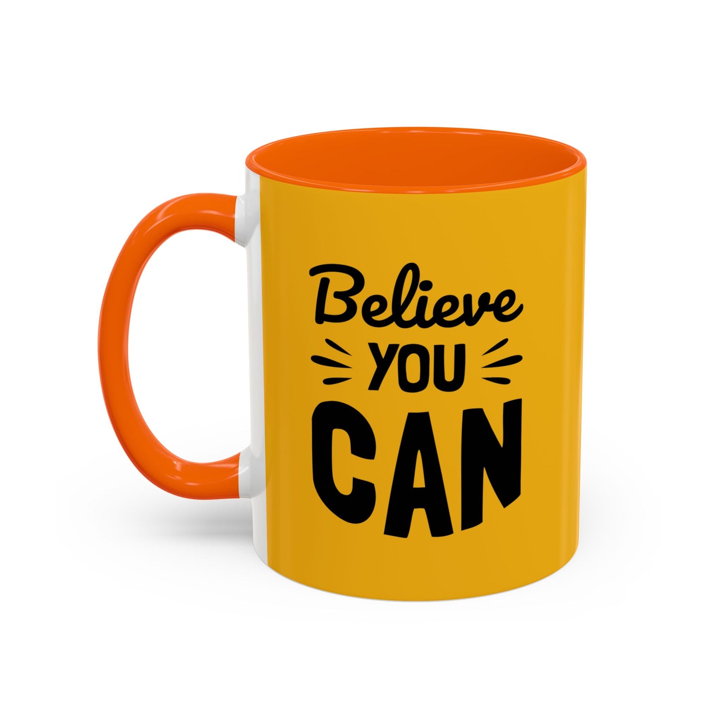 Believe You Can Accent Coffee Mug (11, 15oz)