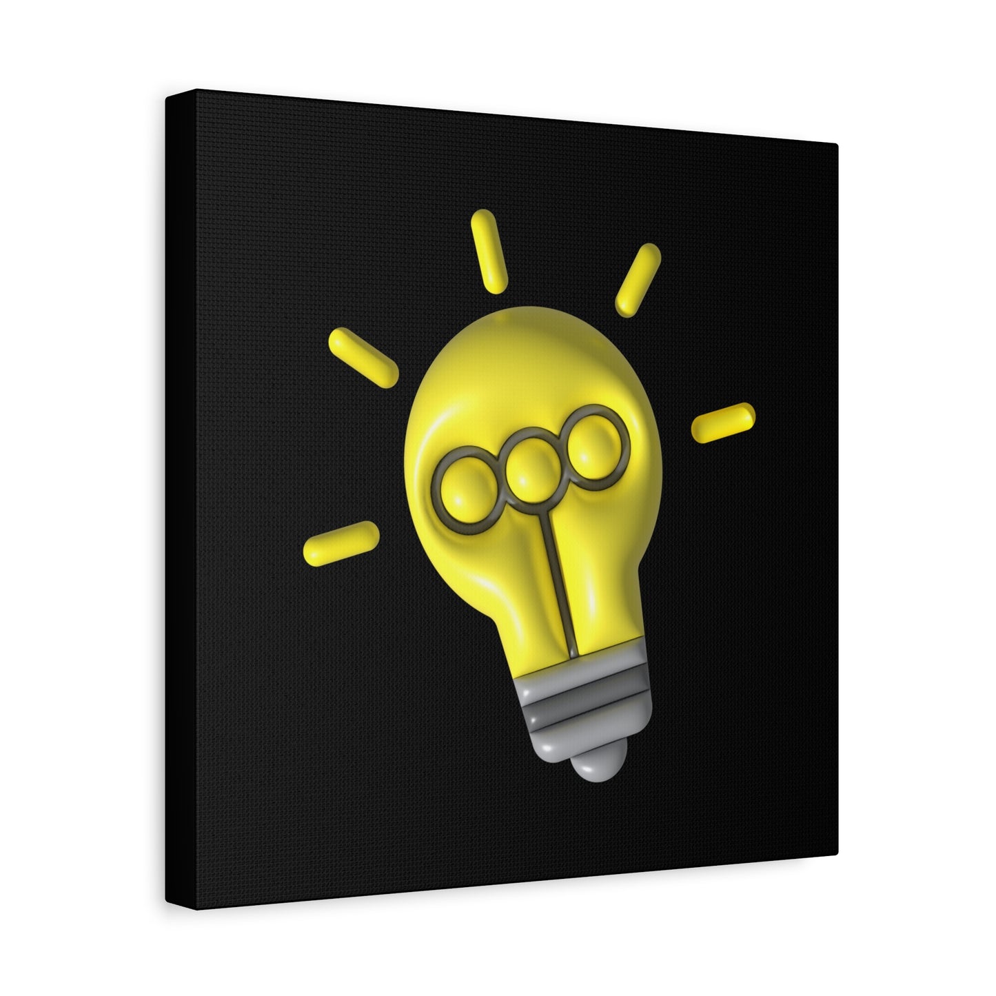 Light Bulb Matte Canvas, Stretched, 1.25"