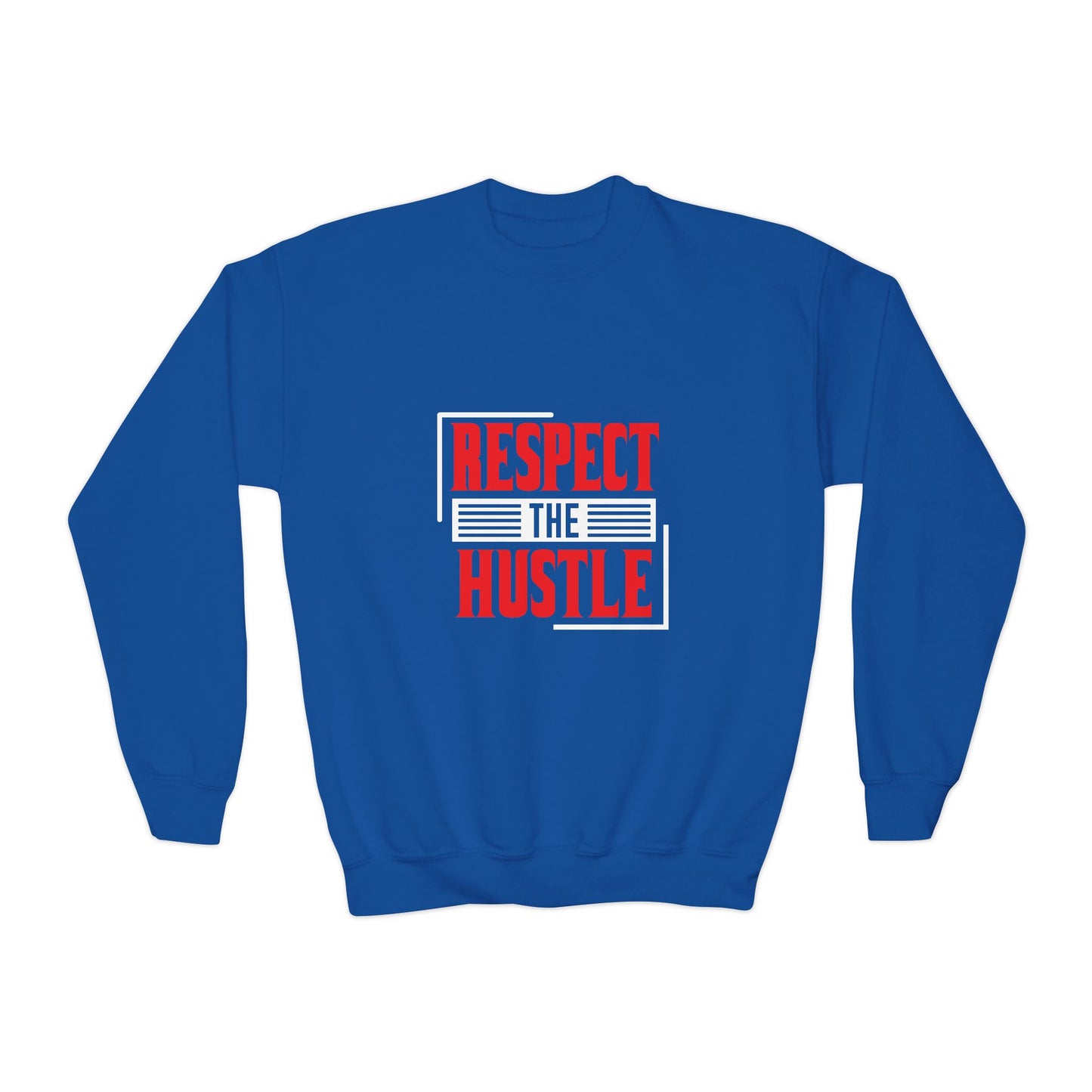 Respect The Hustle Youth Crewneck Sweatshirt