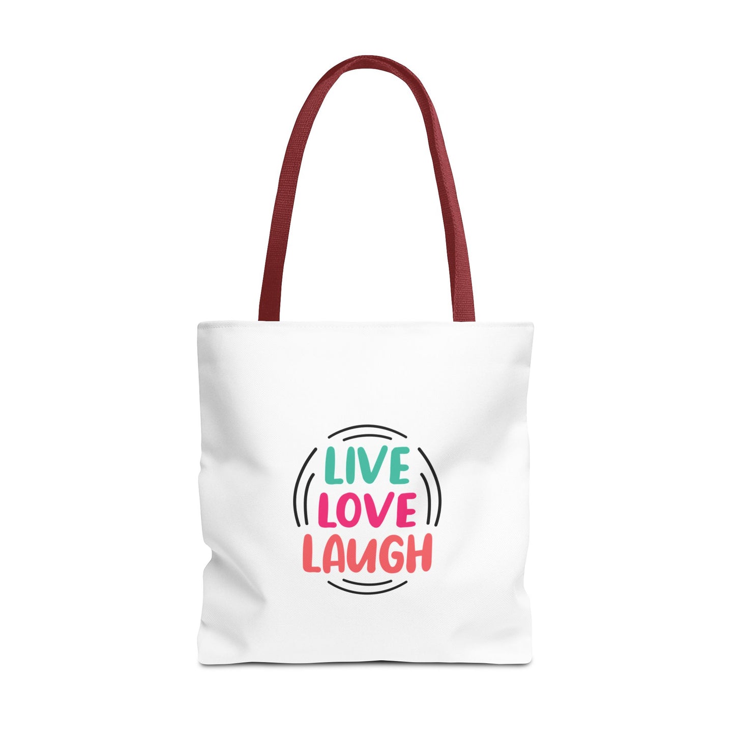 Live Love Laugh Tote Bag (AOP)