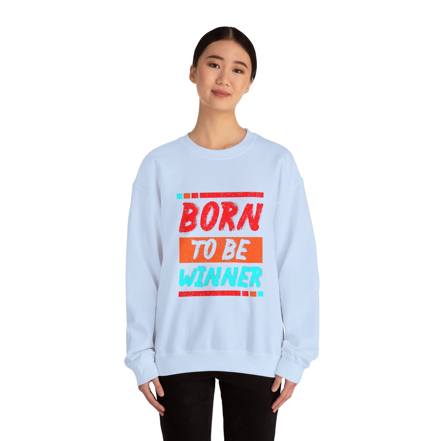 Born To Be Winner Unisex Heavy Blend™ Crewneck Sweatshirt
