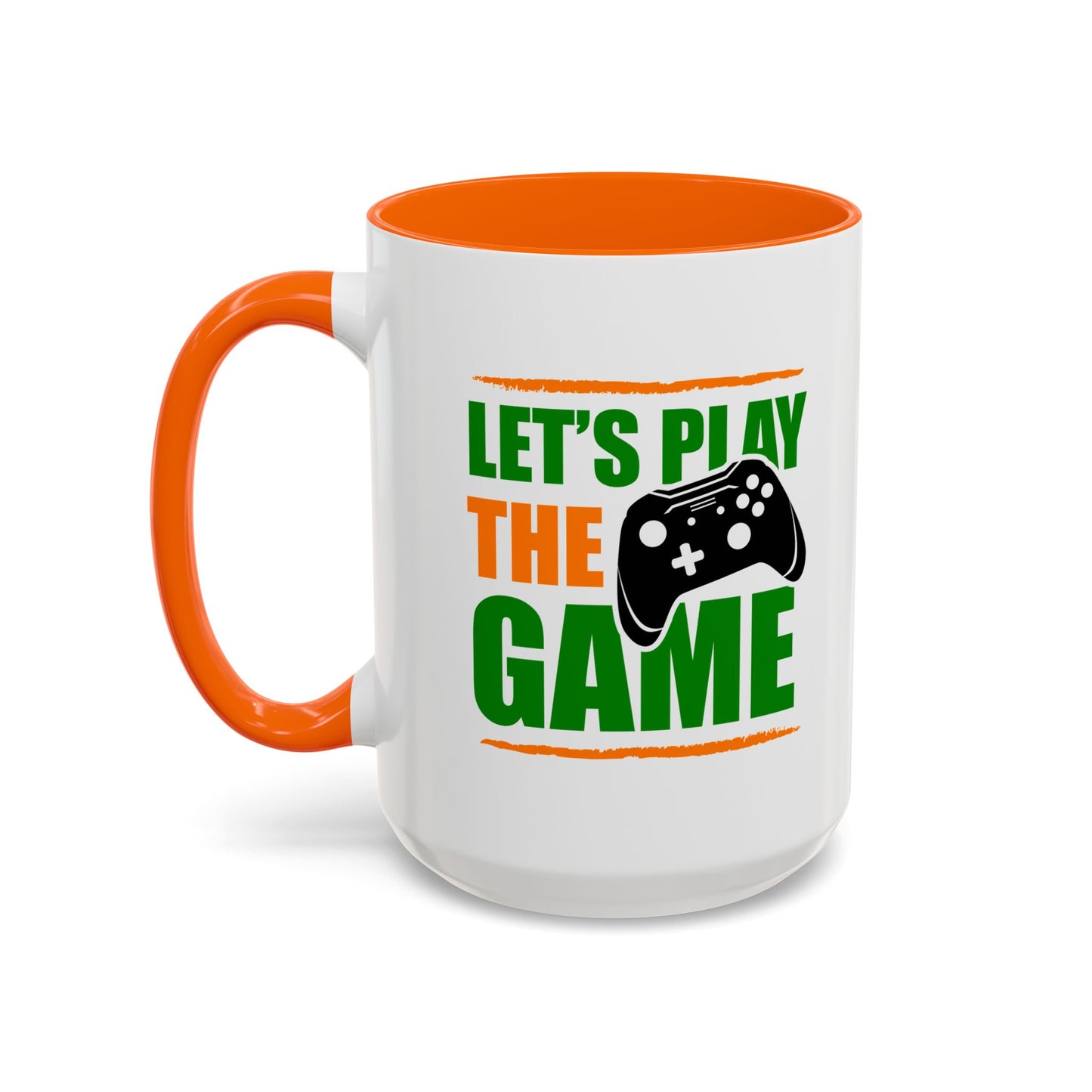 Let's Play The Game Accent Coffee Mug (11, 15oz)