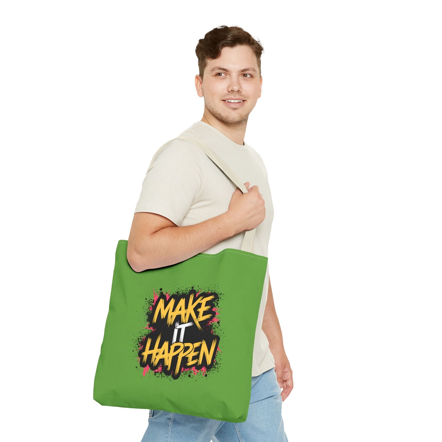 Make It Happen Tote Bag (AOP)