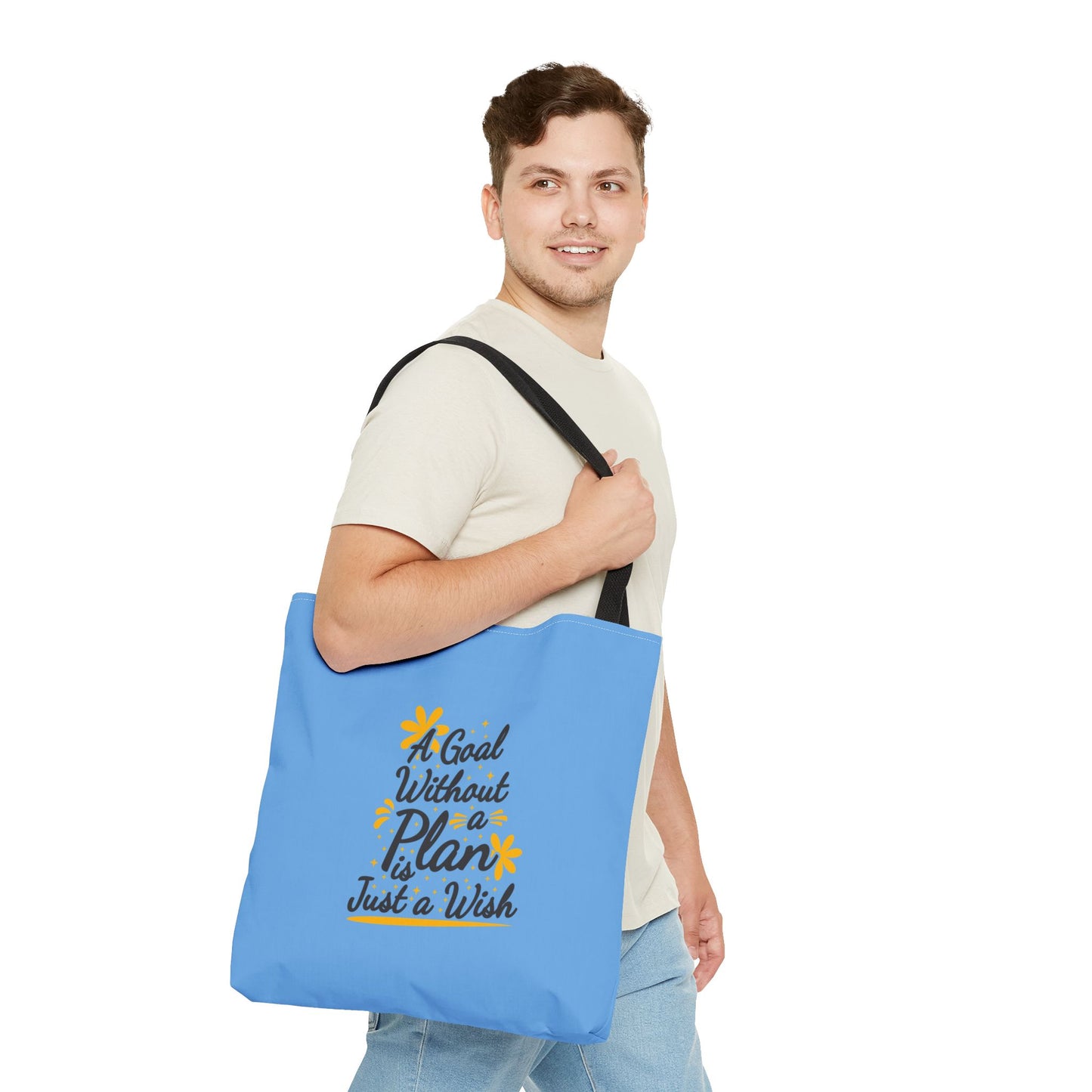 A Goal Without A Plan Is Just A Wish Tote Bag (AOP)
