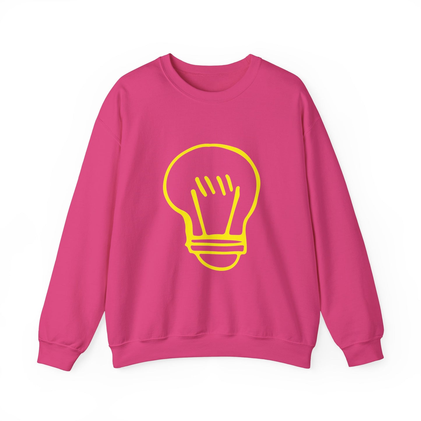 Drawing Light Bulb Unisex Heavy Blend™ Crewneck Sweatshirt