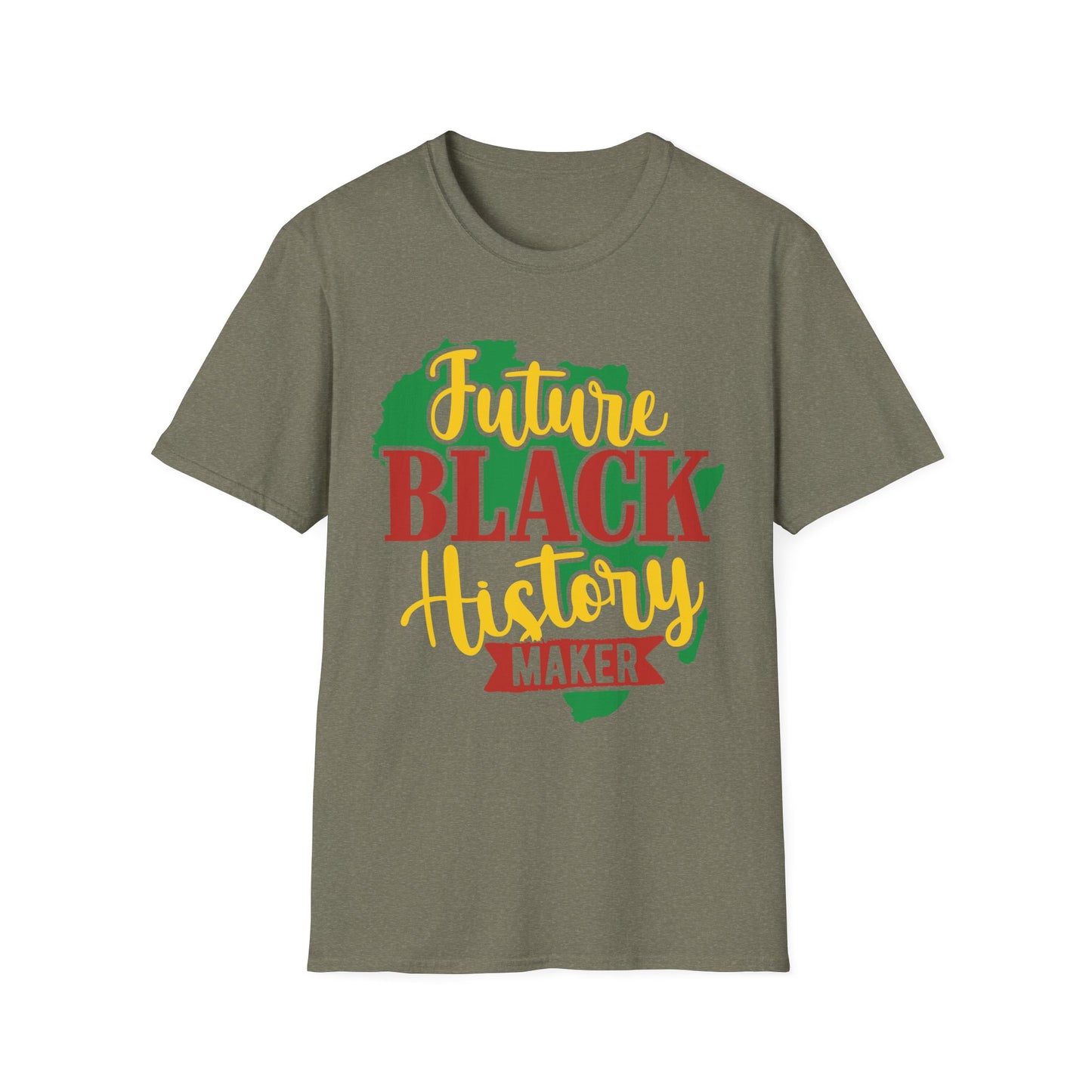 Future Black History Maker Unisex Softstyle T-Shirt