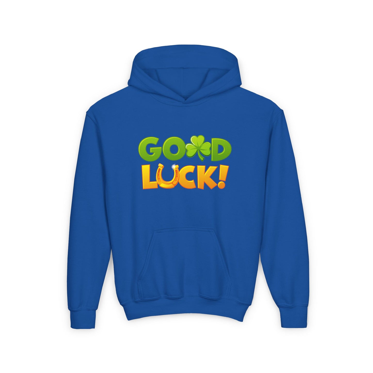 Good Luck Youth Heavy Blend Hooded Sweatshirt