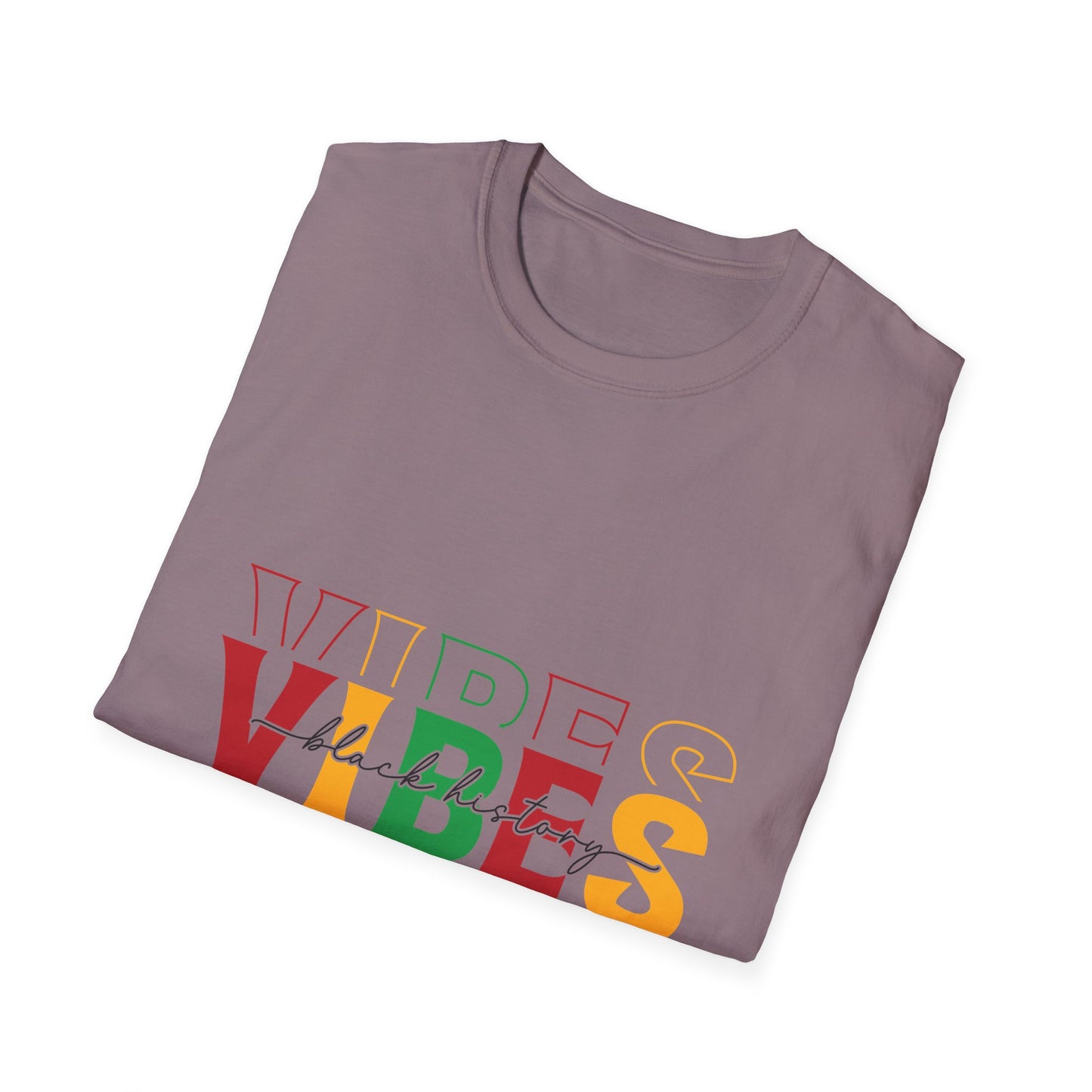Vibes Black History Unisex Softstyle T-Shirt