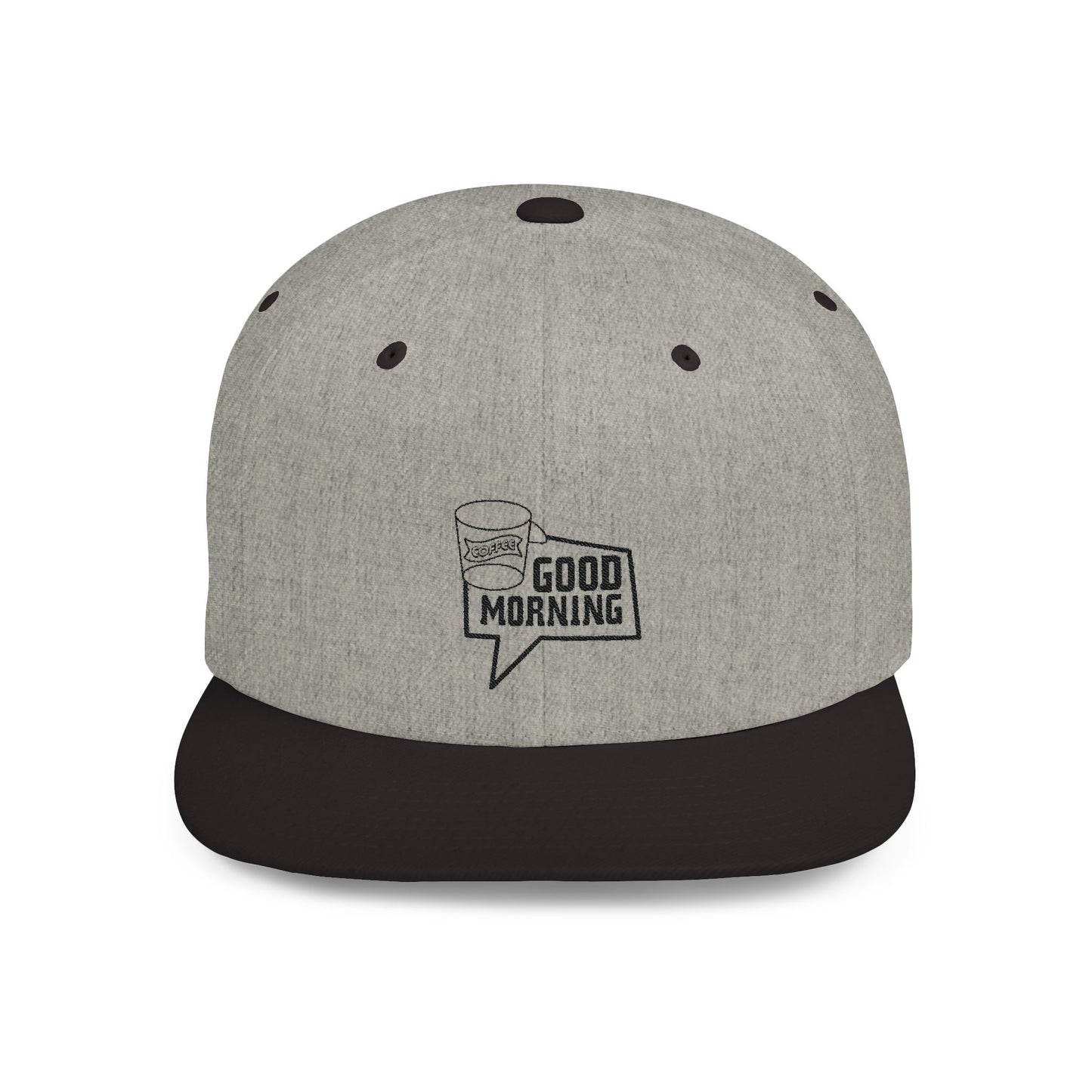 Good Morning Flat Bill Snapback