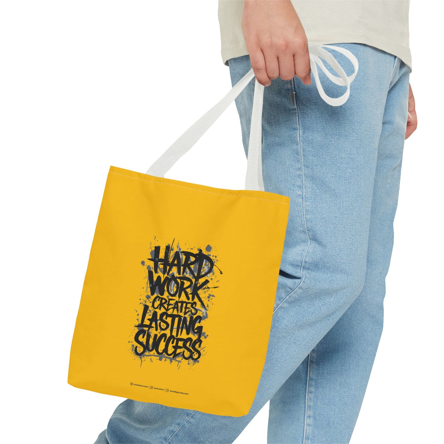Hard Work Creates Lasting Success Tote Bag (AOP)