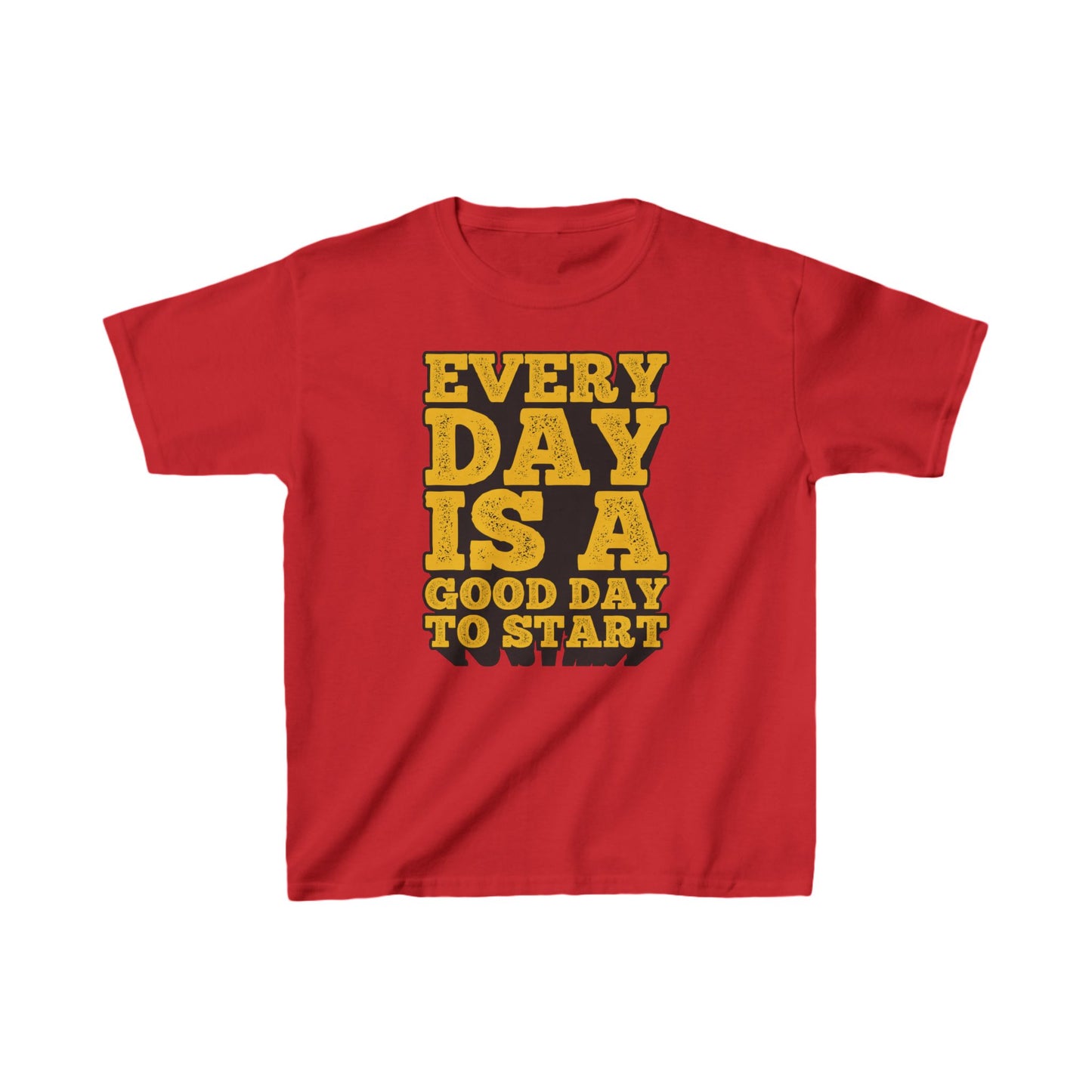 Every Day Is A Good Day To Start Kids Heavy Cotton™ Tee