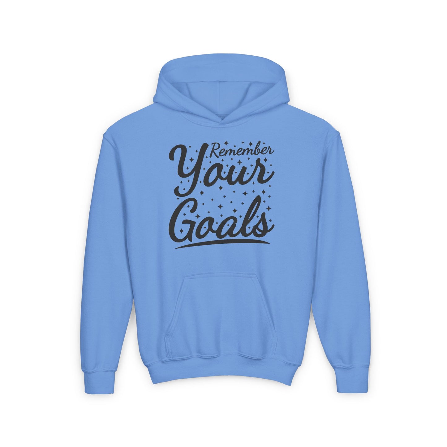 Remember Your Goals Youth Heavy Blend Hooded Sweatshirt
