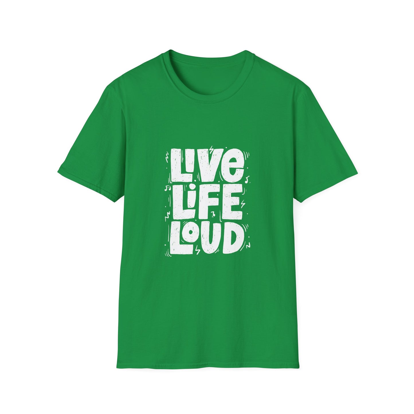 Live Life Loud Unisex Softstyle T-Shirt