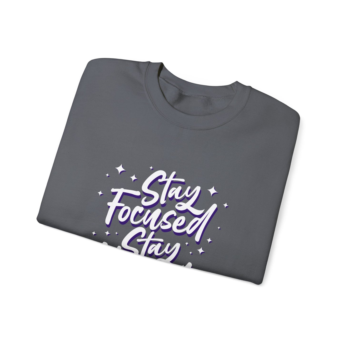 Stay Focused Stay Humble Unisex Heavy Blend™ Crewneck Sweatshirt