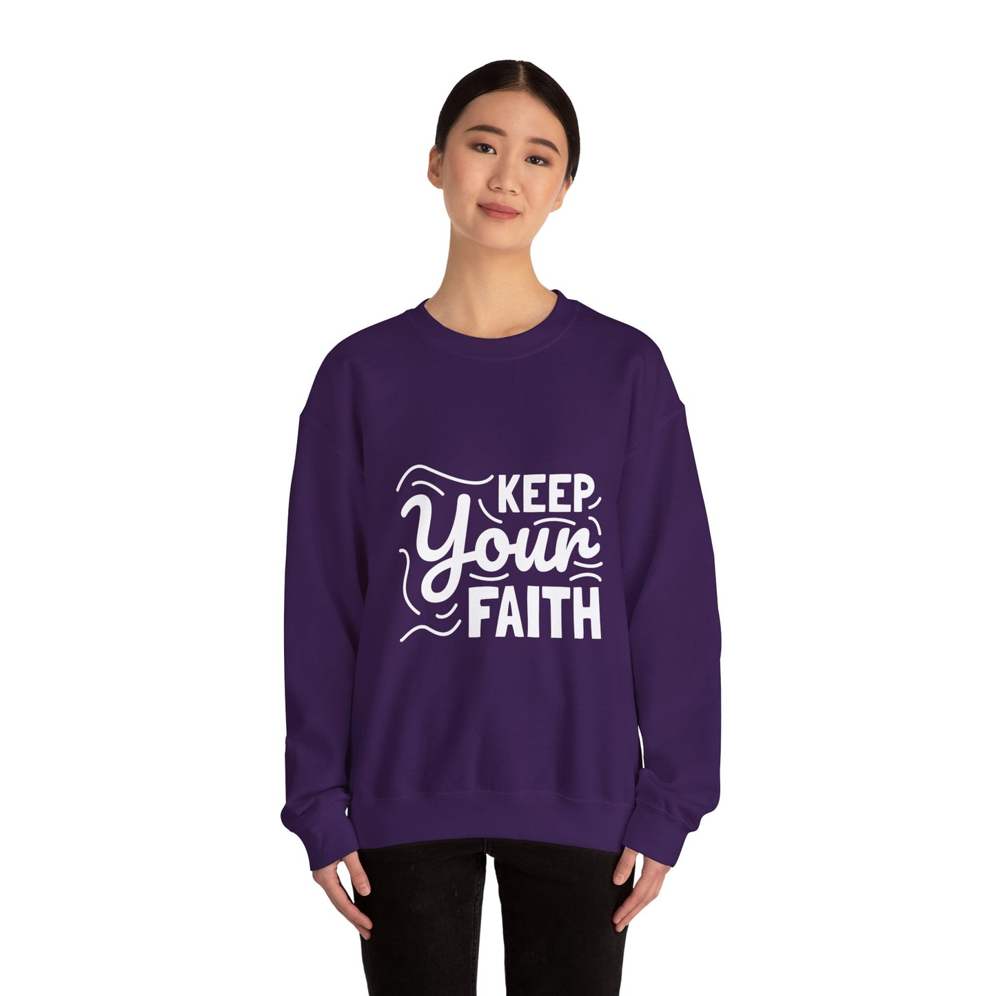 Keep Your Faith Unisex Heavy Blend™ Crewneck Sweatshirt