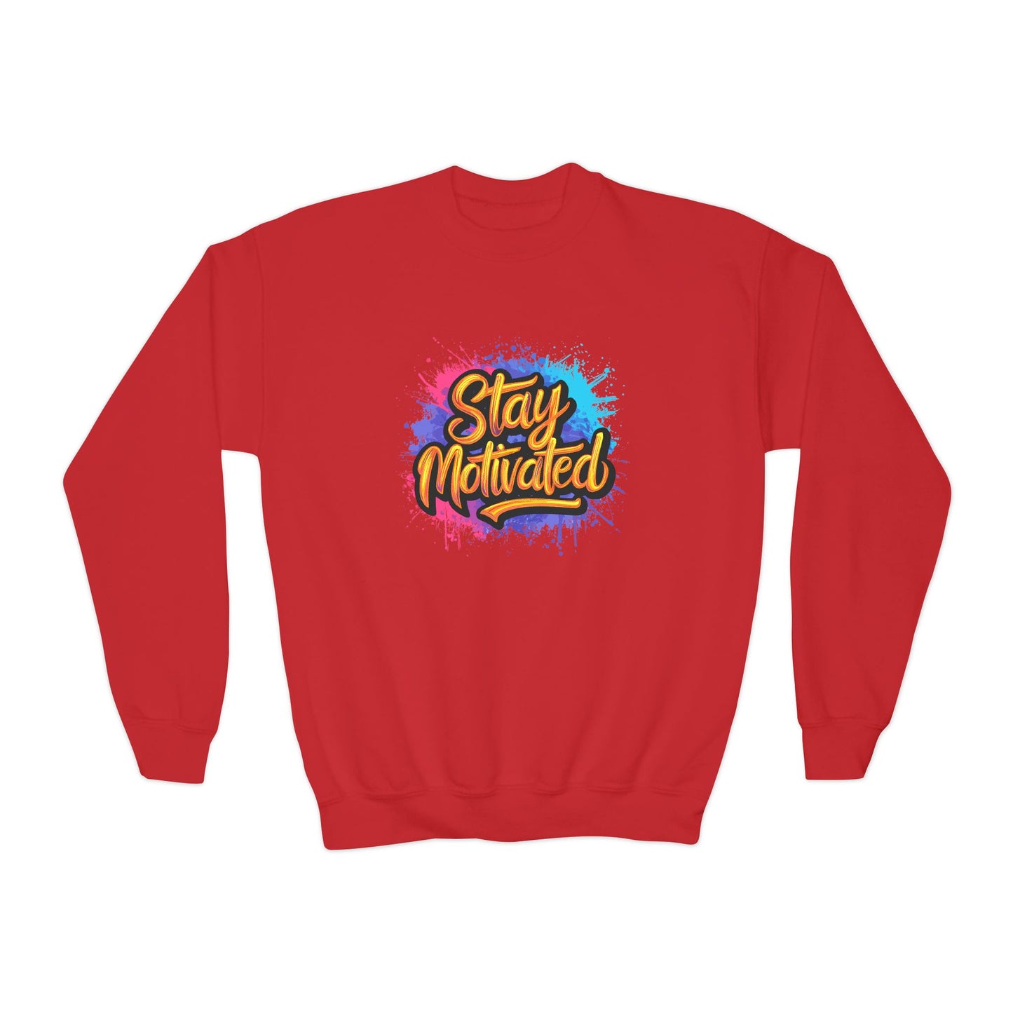 Stay Motivated Youth Crewneck Sweatshirt