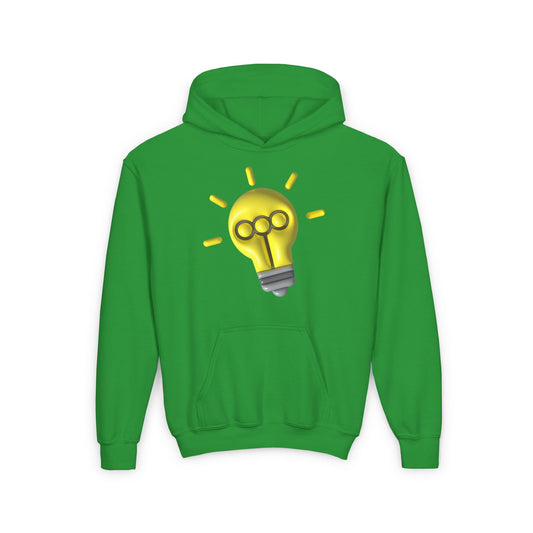 Light Bulb Youth Heavy Blend Hooded Sweatshirt