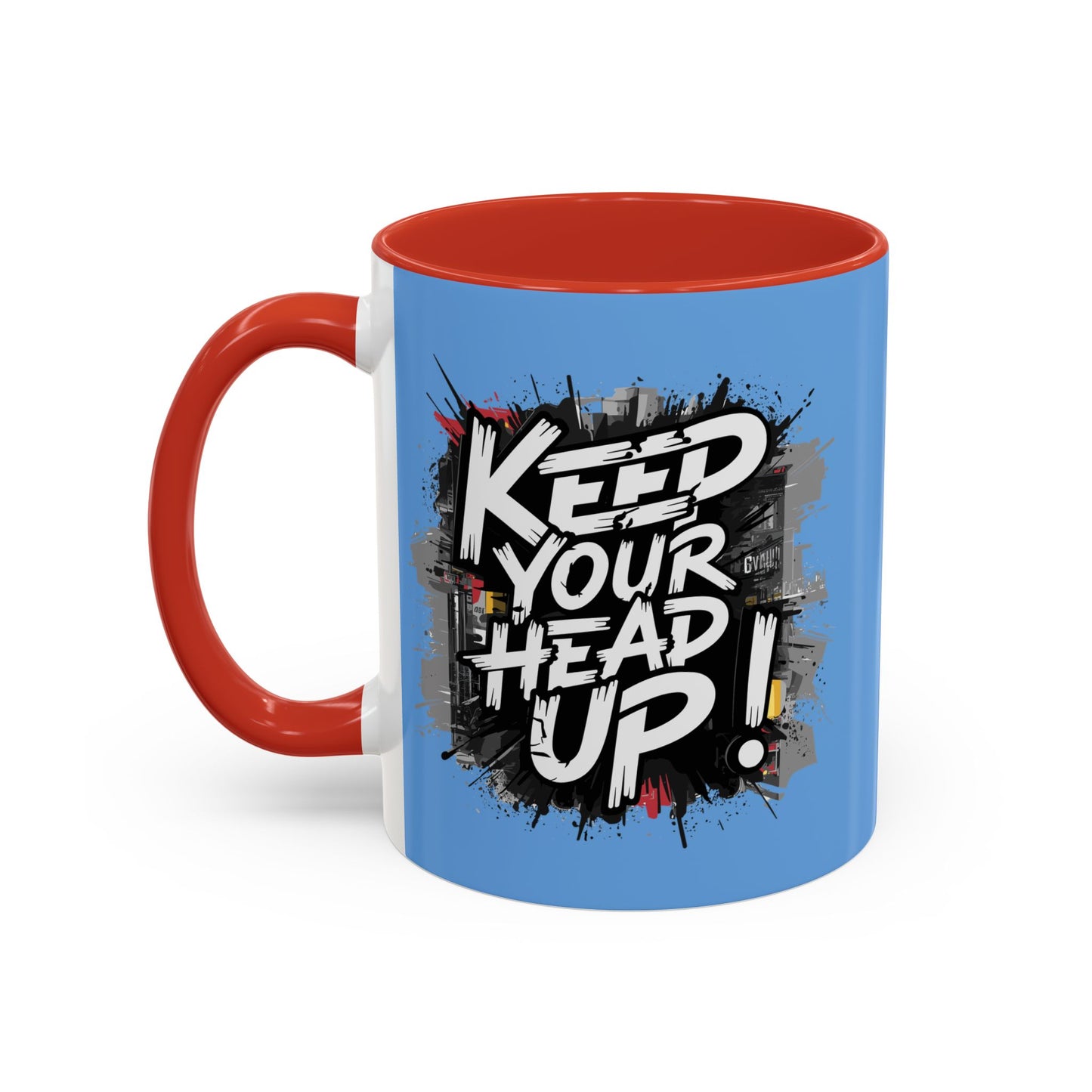 Keep Your Head Up! Accent Coffee Mug (11, 15oz)