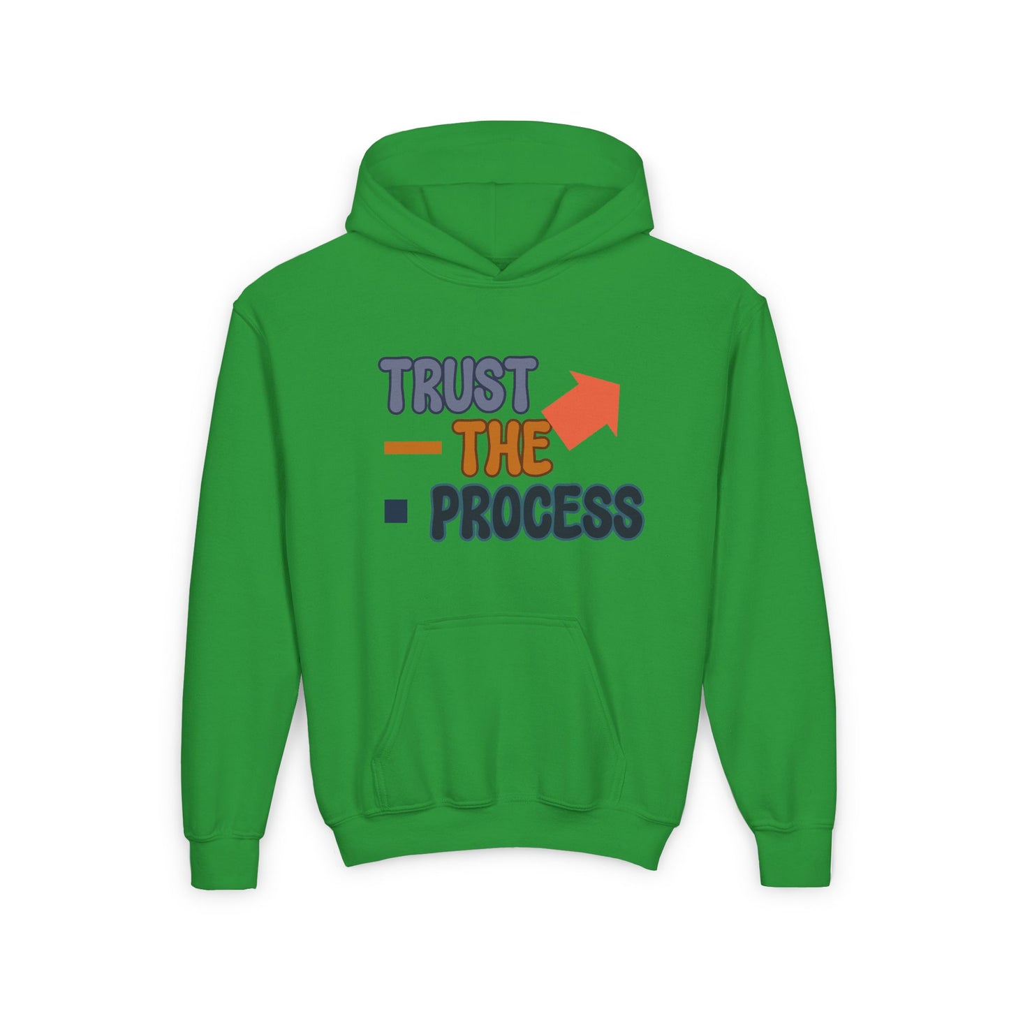 Trust The ProcessTrust The Process Youth Heavy Blend Hooded Sweatshirt